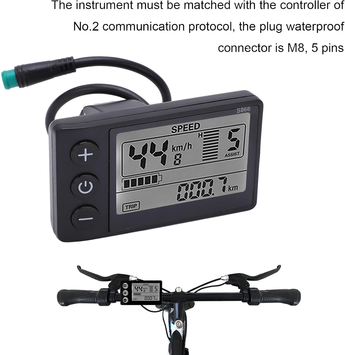 Velocímetro LCD para bicicleta