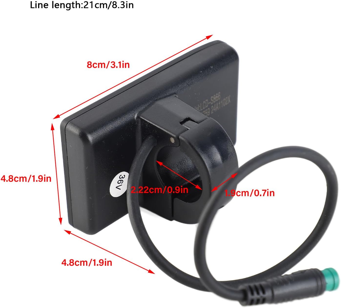 Velocímetro LCD para bicicleta