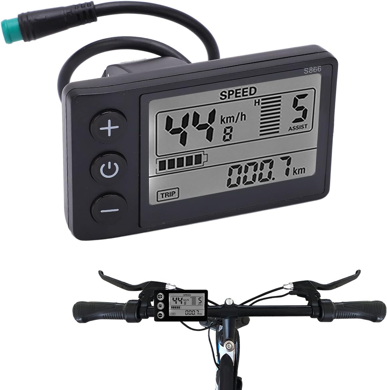 Velocímetro LCD para bicicleta