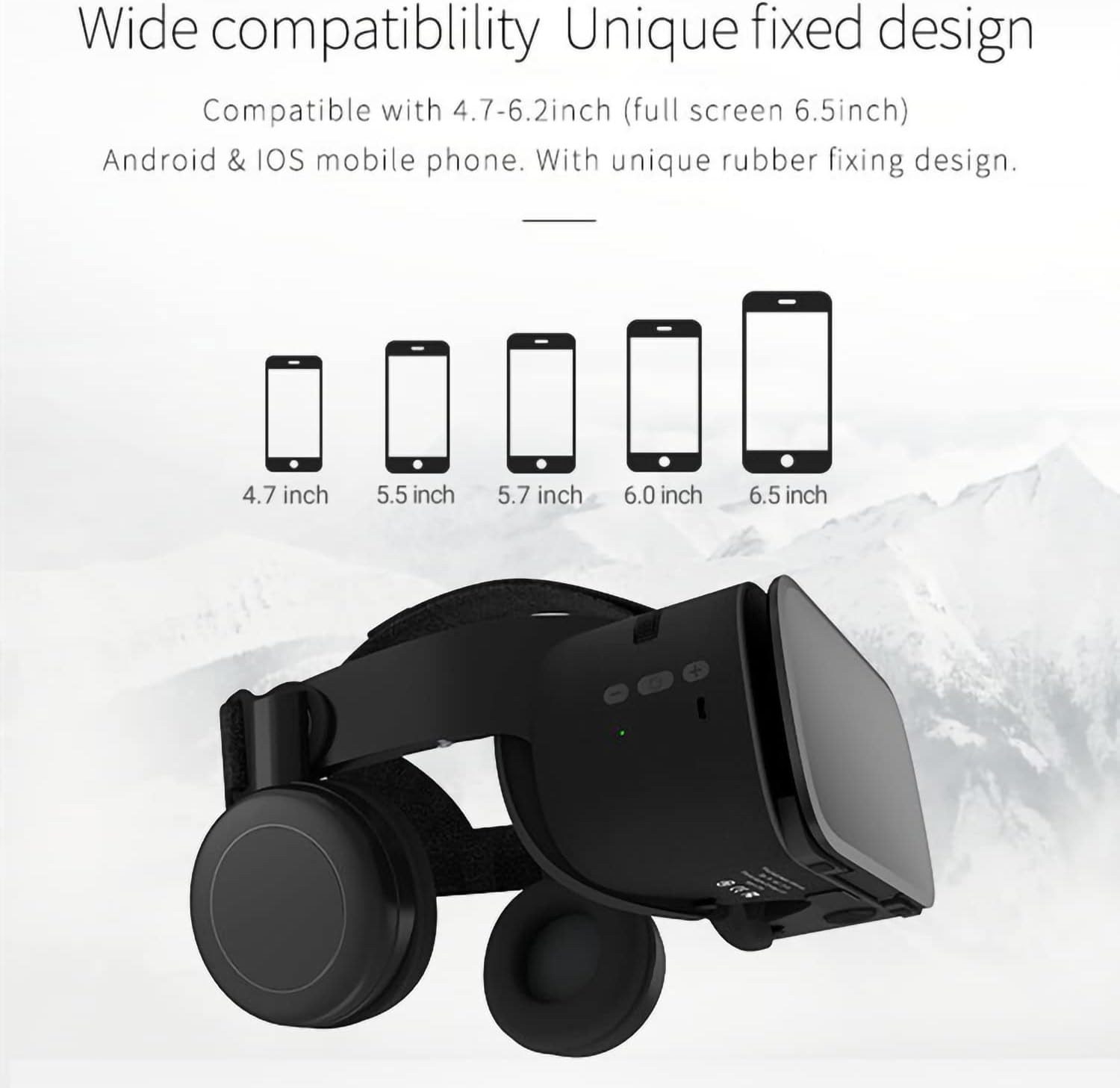 Auriculares VR LONGLU 3D Bluetooth