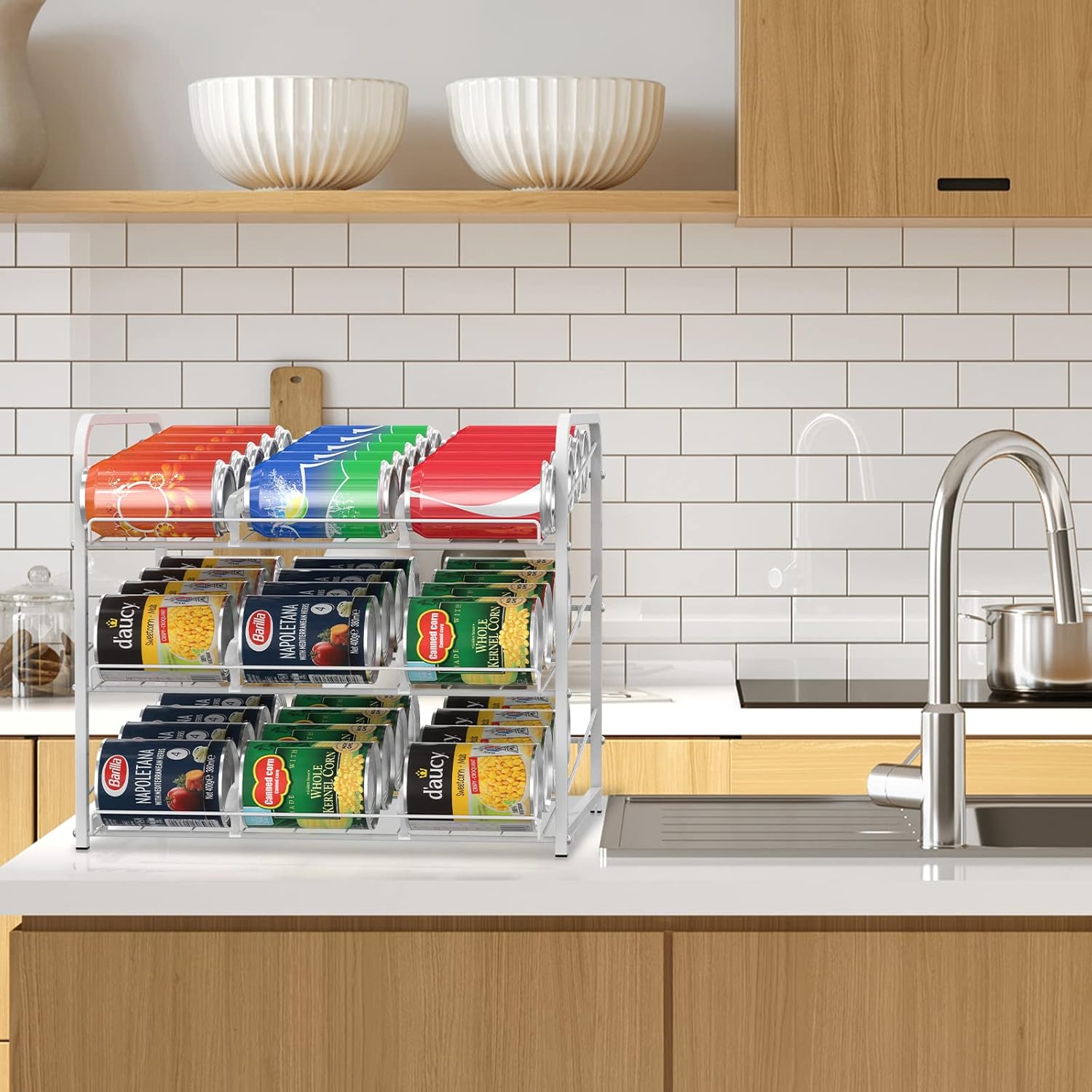 Dispensador apilable de latas