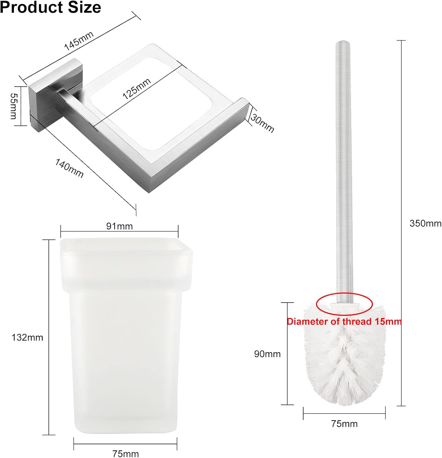 Escobilla de Baño EXLECO