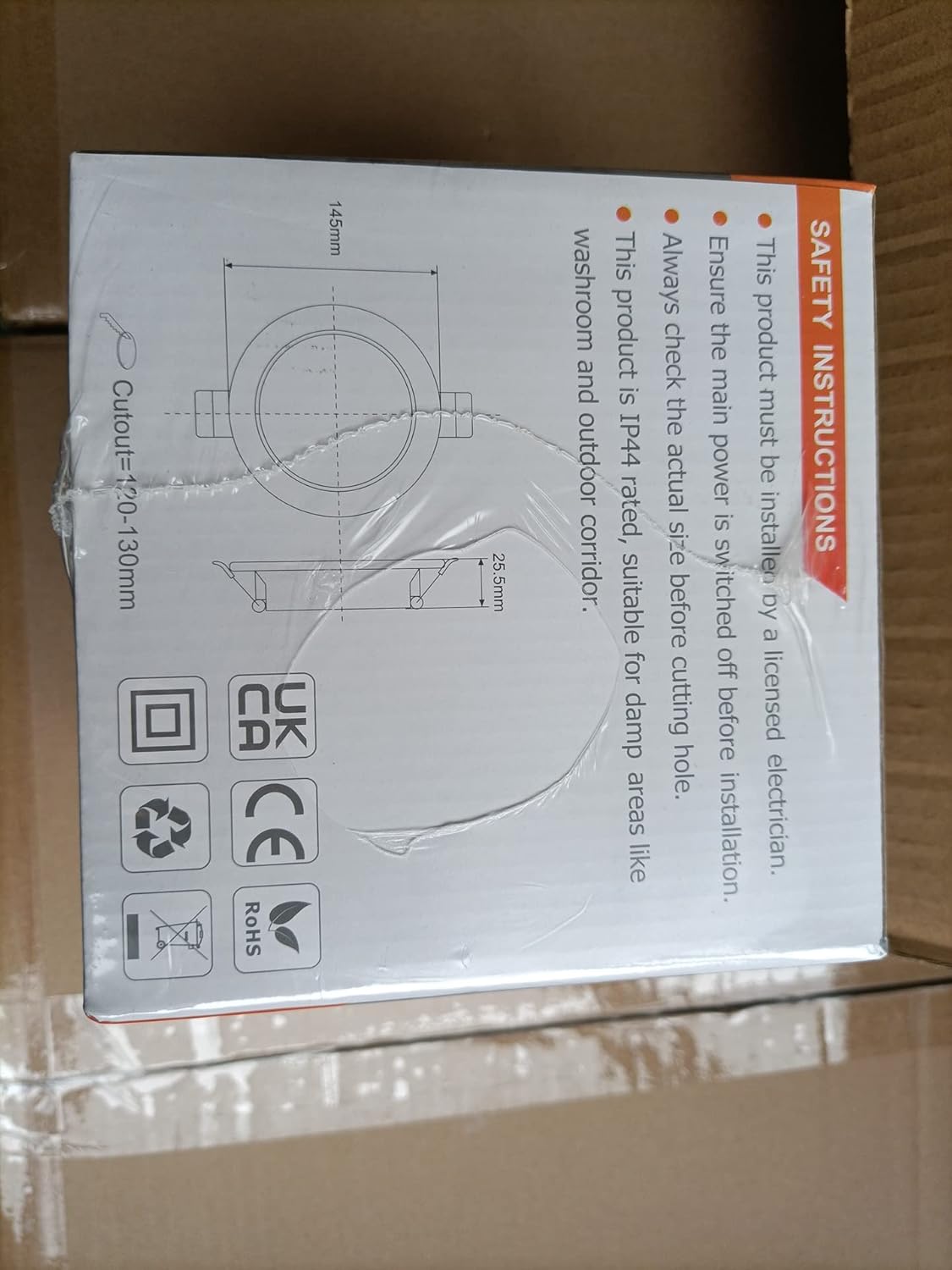 Focos LED empotrables 9W