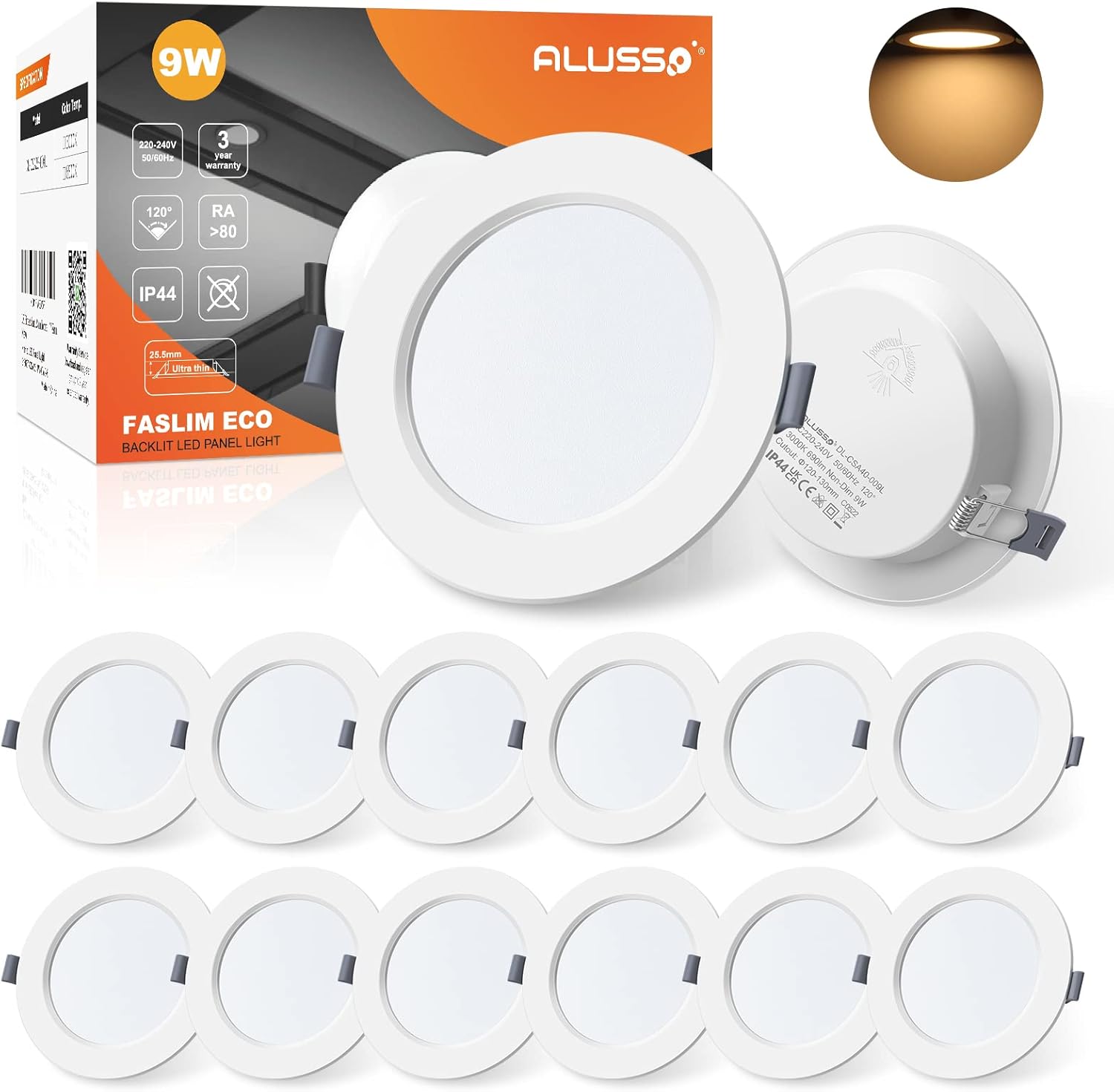 Focos LED empotrables 9W