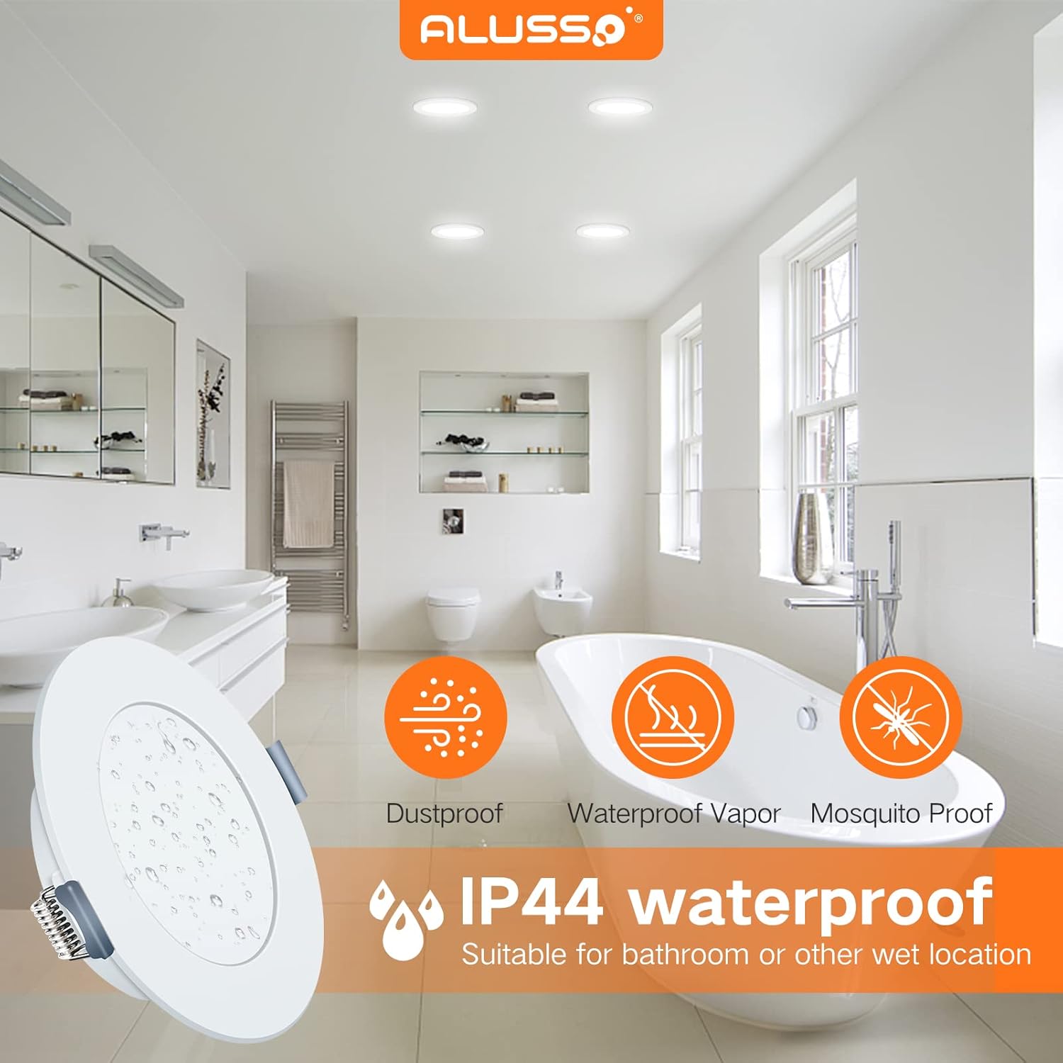 Focos LED empotrables 9W
