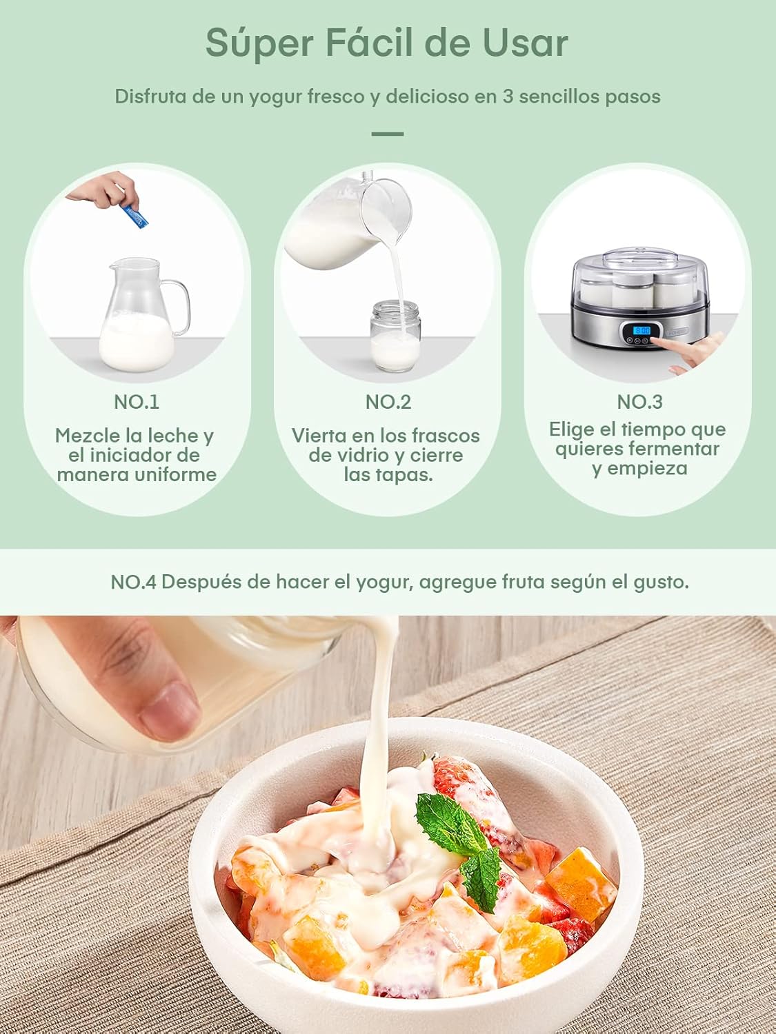 Yogurtera Automática FOHERE 180ml