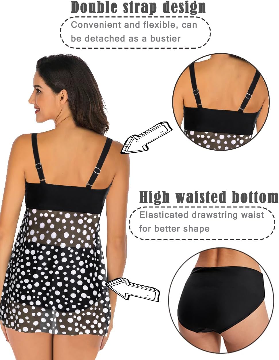 Tankini Halter Plus Size Bikini