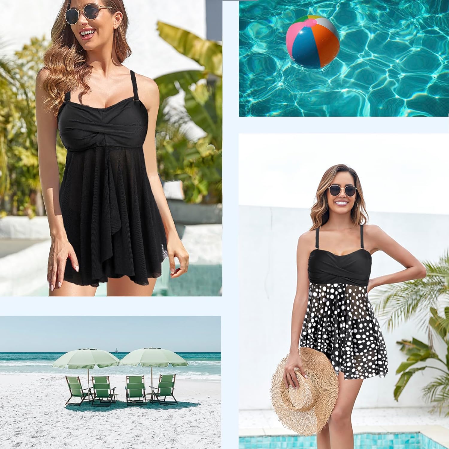 Tankini Halter Plus Size Bikini