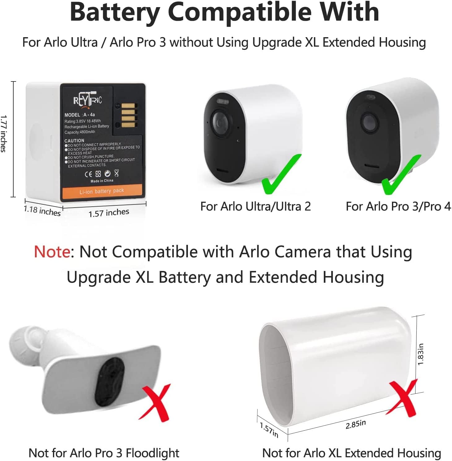 Baterías Recargables Arlo Pro 3