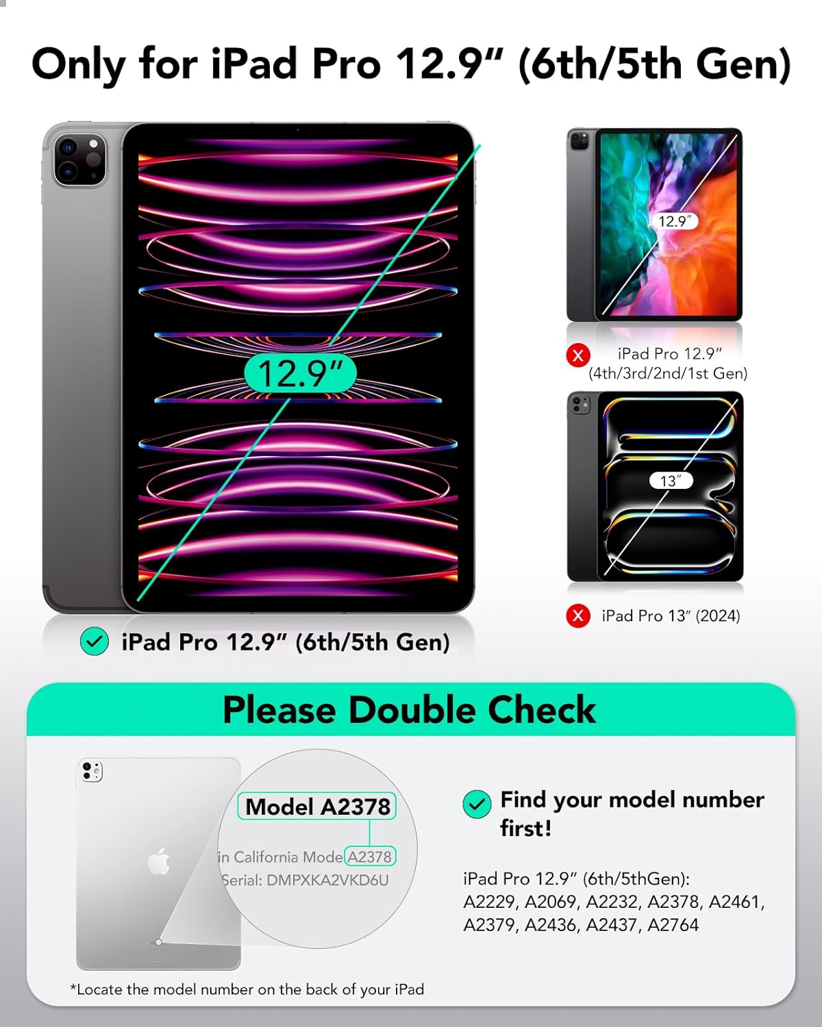 Funda ESR iPad Pro 12.9 2021/2022
