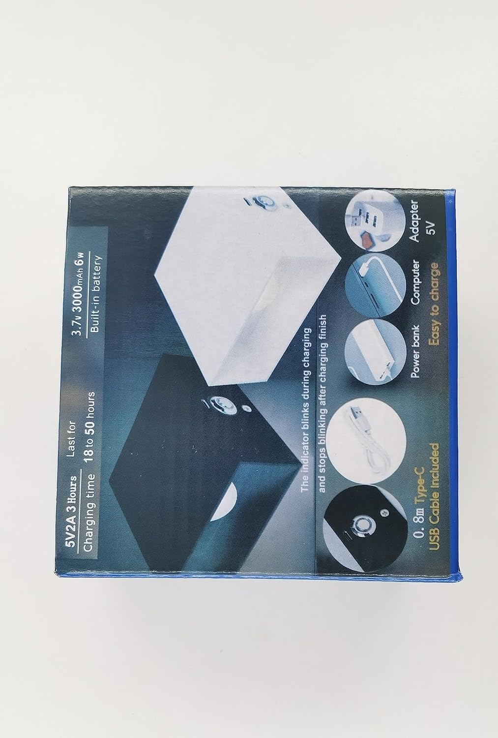Luz de pared moderna recargable