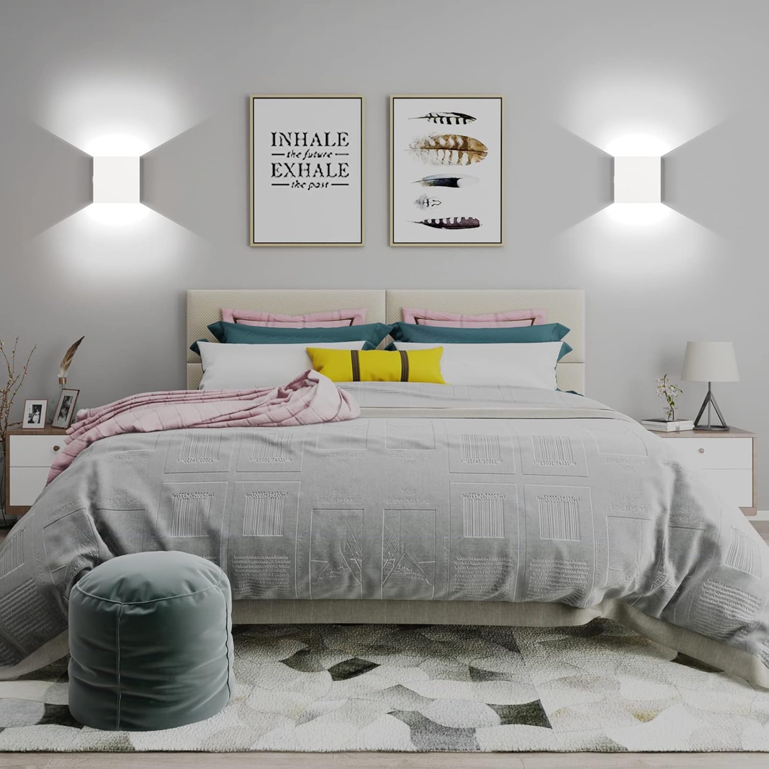 Luz de pared moderna recargable