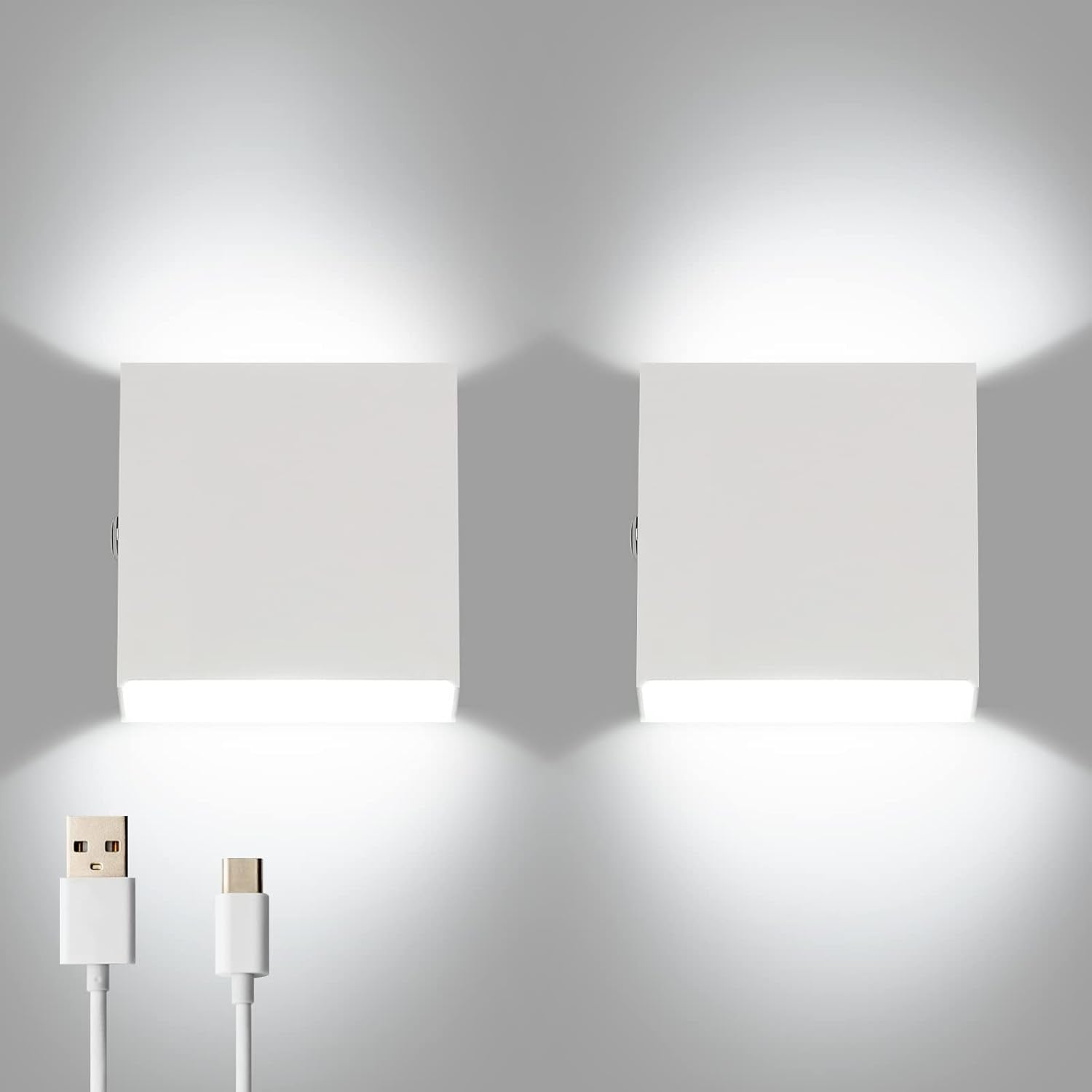Luz de pared moderna recargable