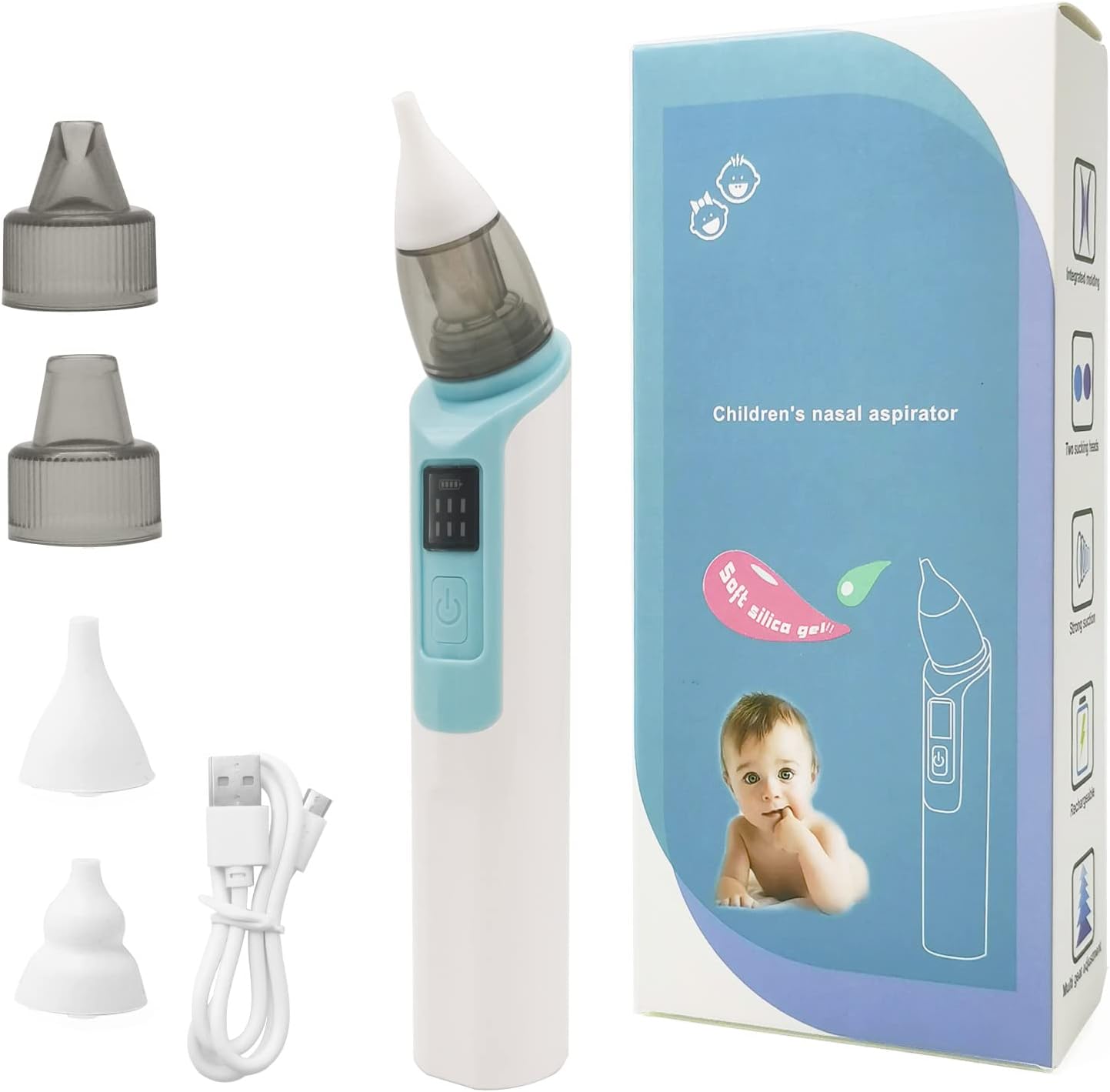 Aspirador nasal eléctrico bebé