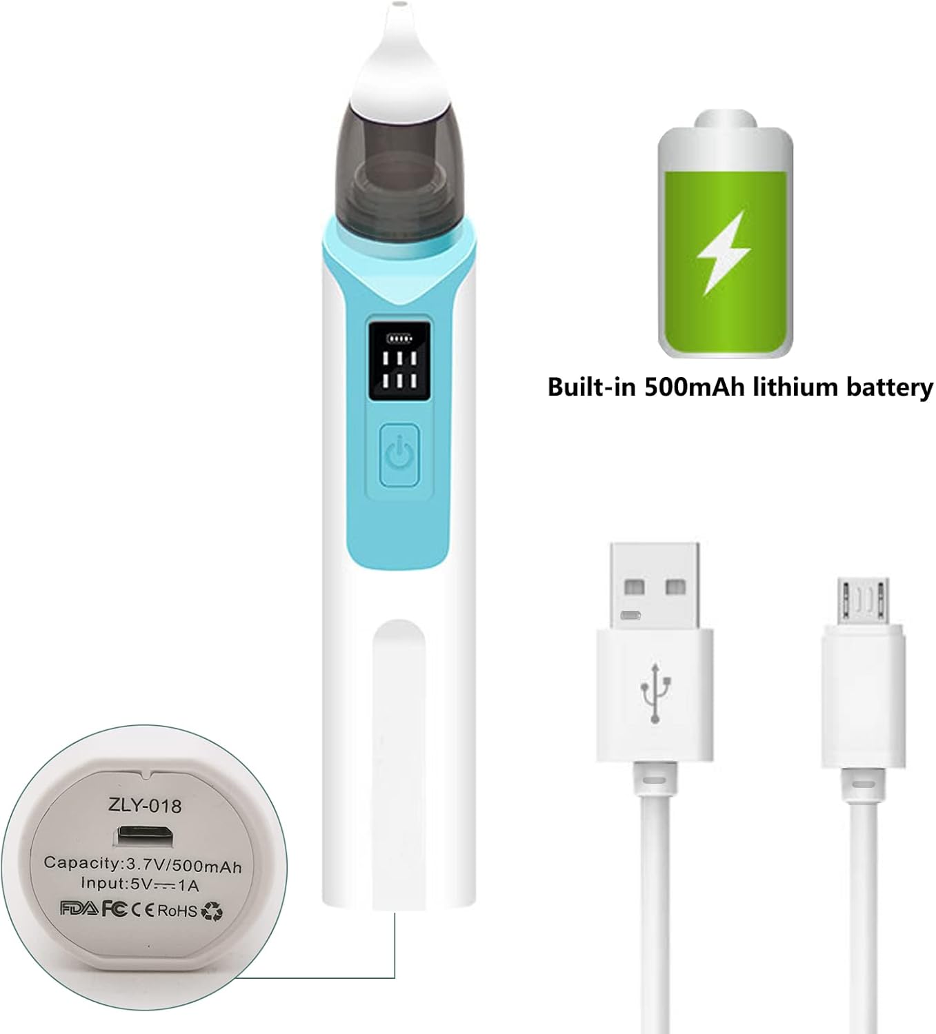 Aspirador nasal eléctrico bebé