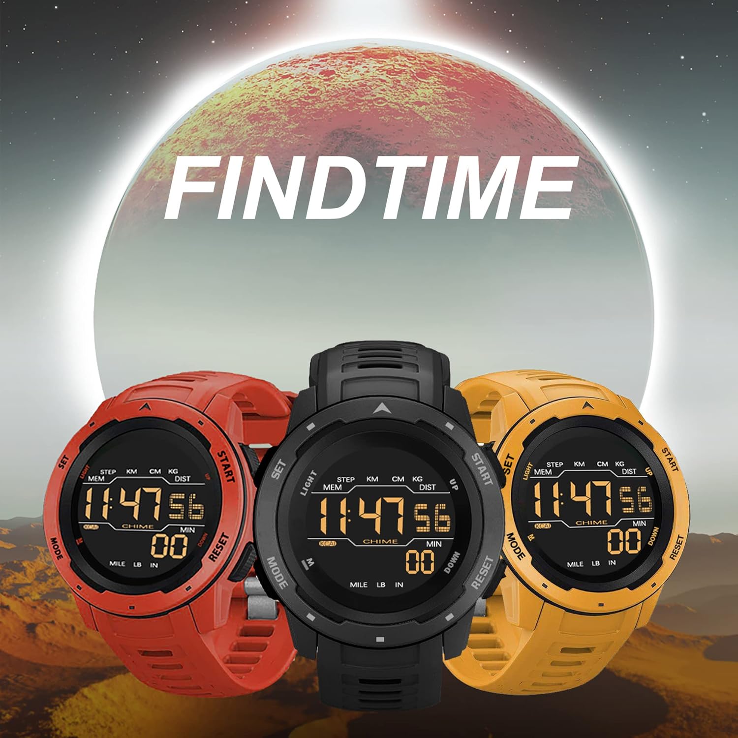Reloj deportivo táctico 5ATM