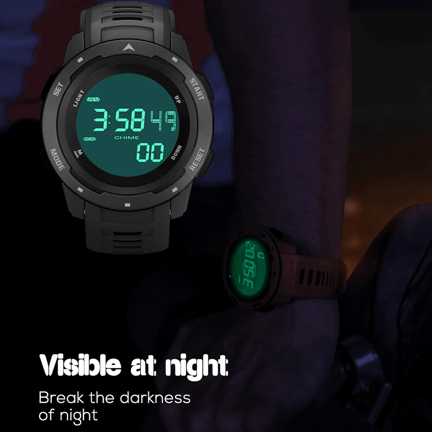 Reloj deportivo táctico 5ATM