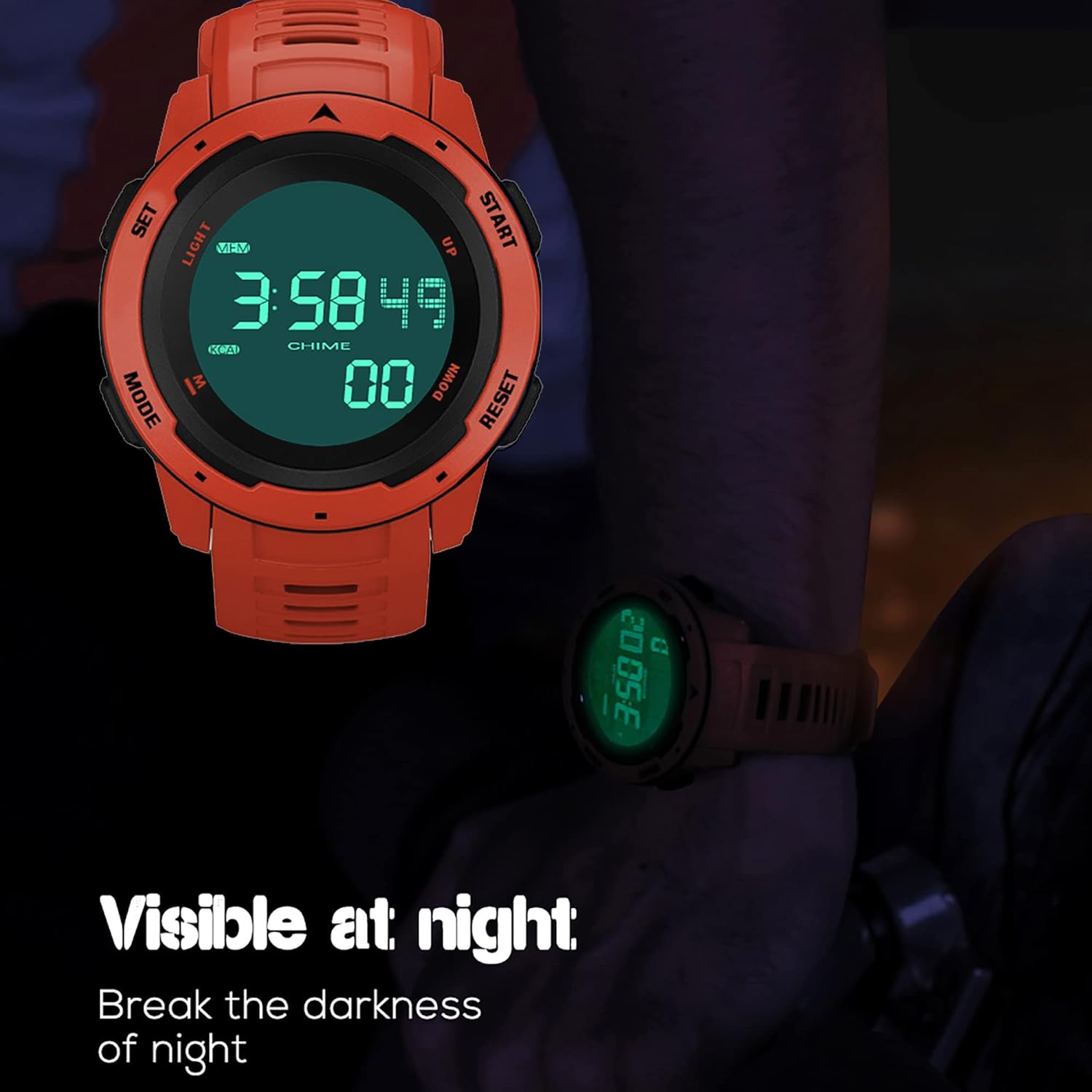 Reloj deportivo táctico 5ATM