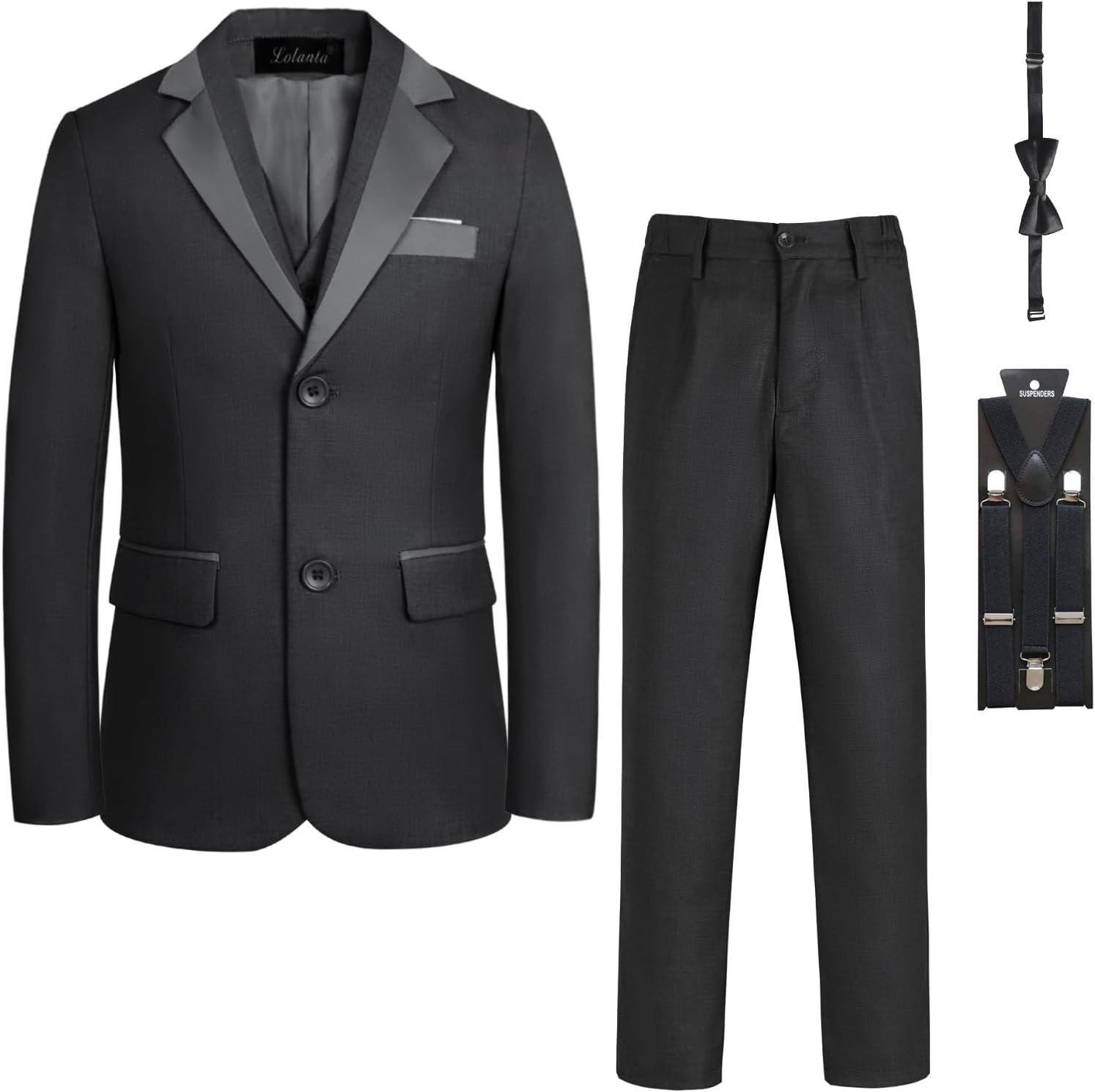 Traje Clásico Negro Niño