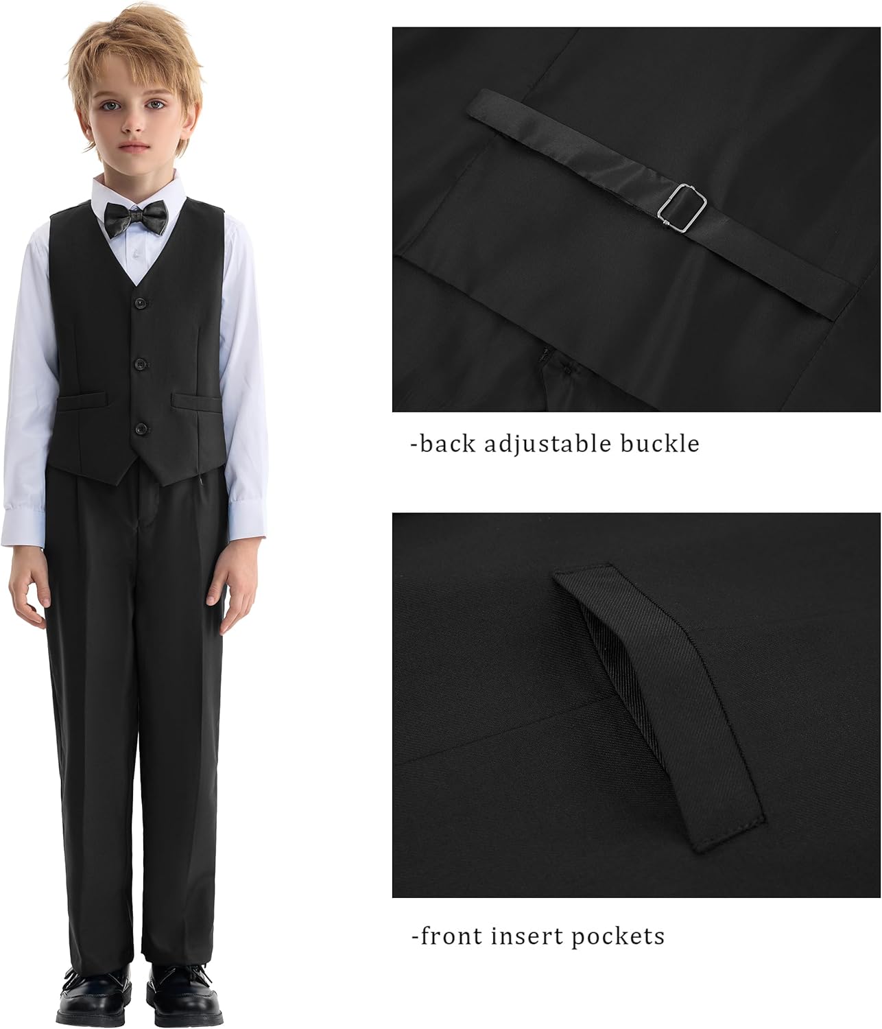 Traje Clásico Negro Niño