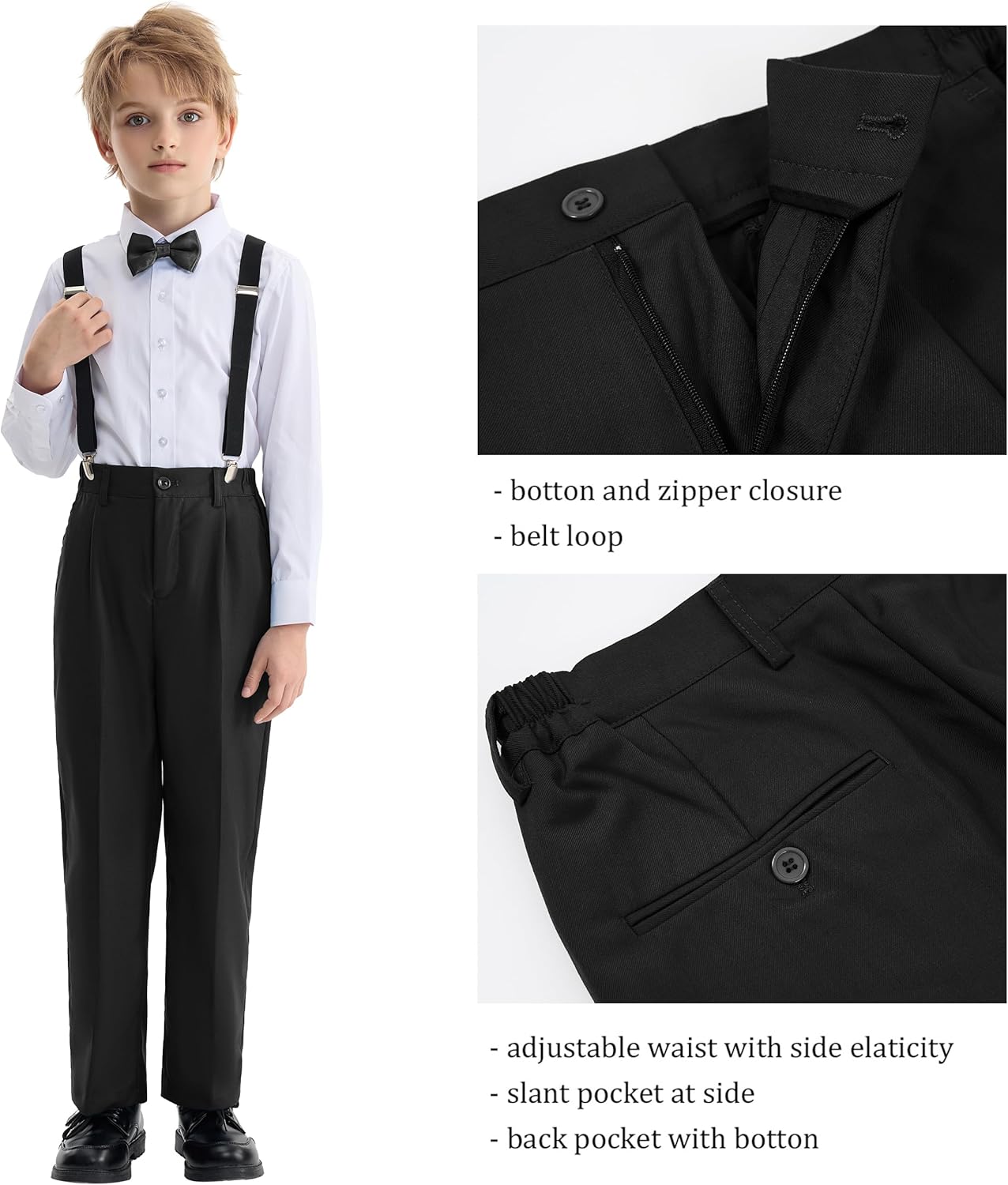 Traje Clásico Negro Niño