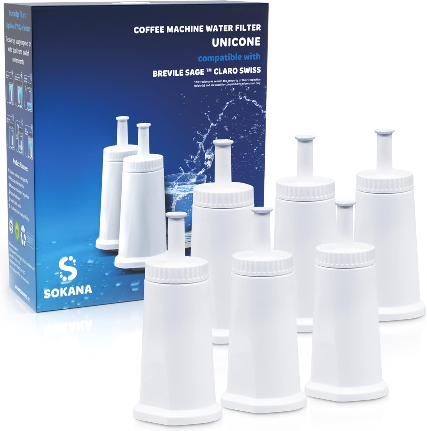 Filtro Agua SOKANA para Cafetera