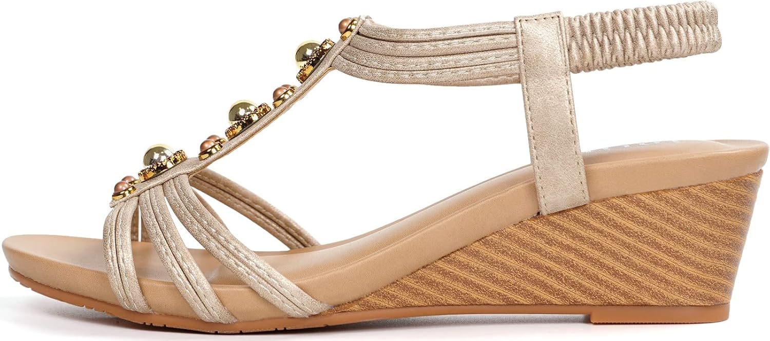 Sandalias Mujer Tacon Cuña Verano