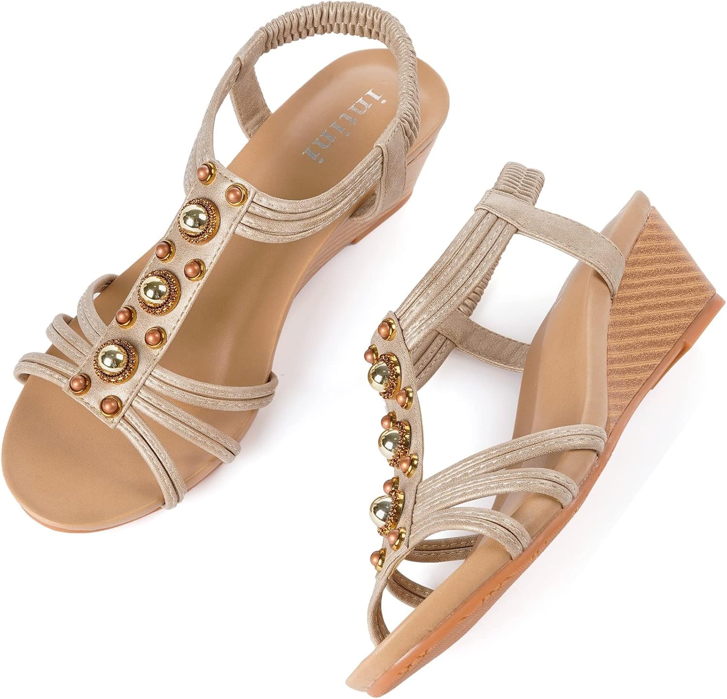 Sandalias Mujer Tacon Cuña Verano