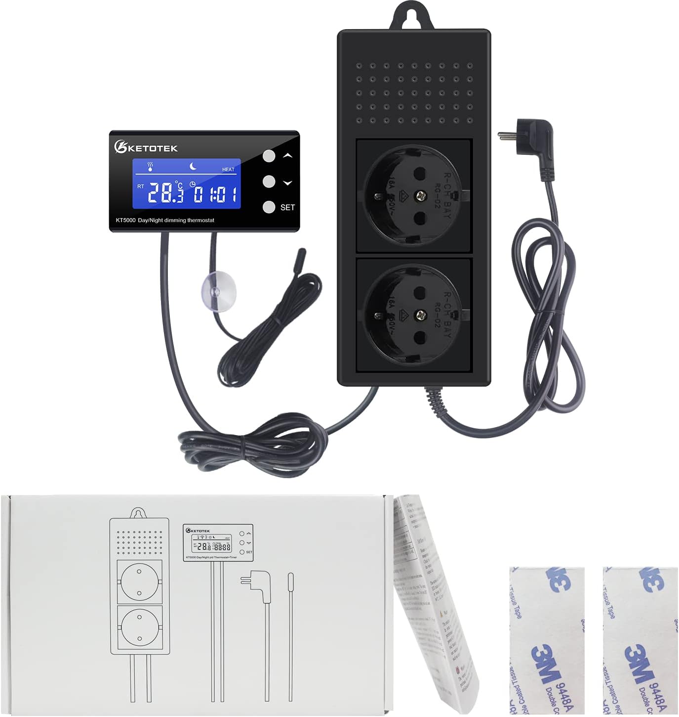 Termostato Digital PID para Reptiles