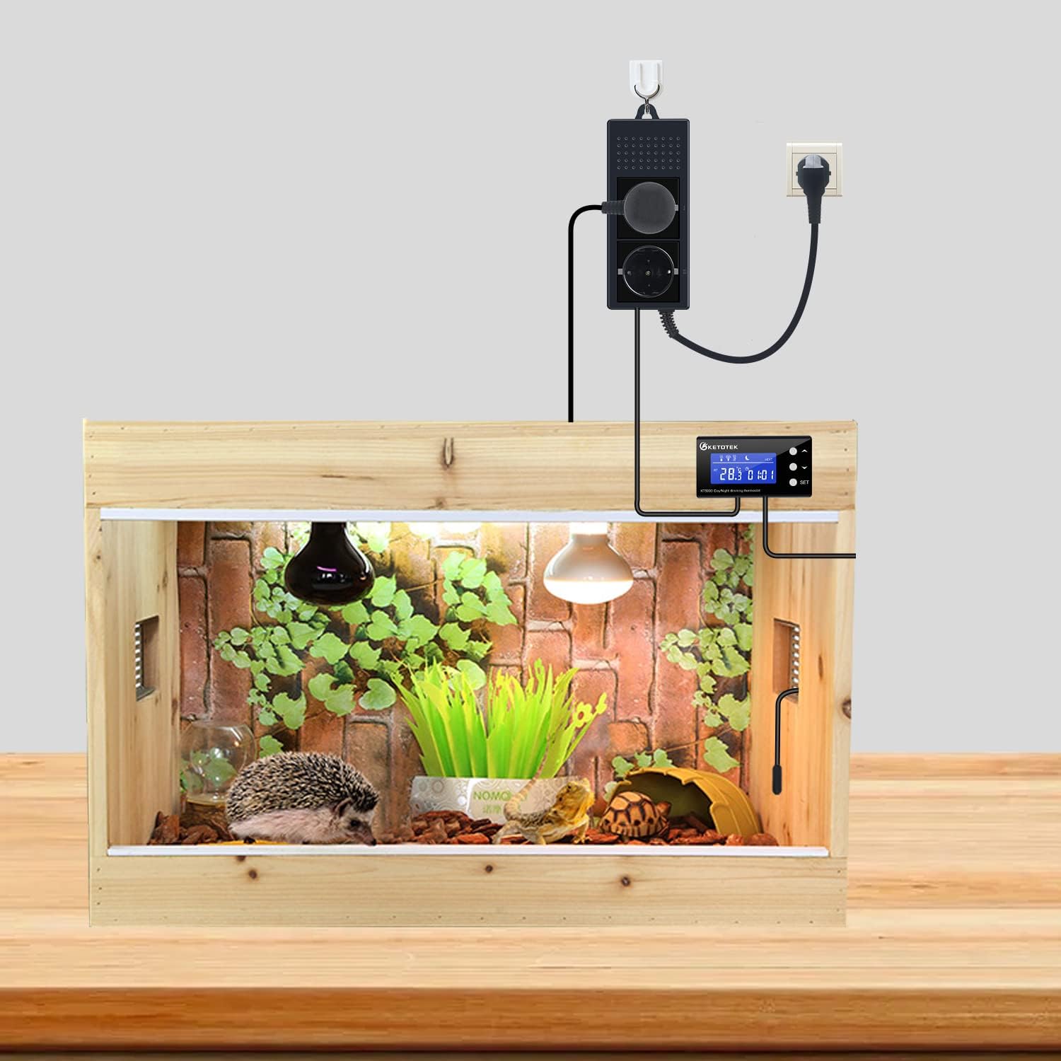 Termostato Digital PID para Reptiles