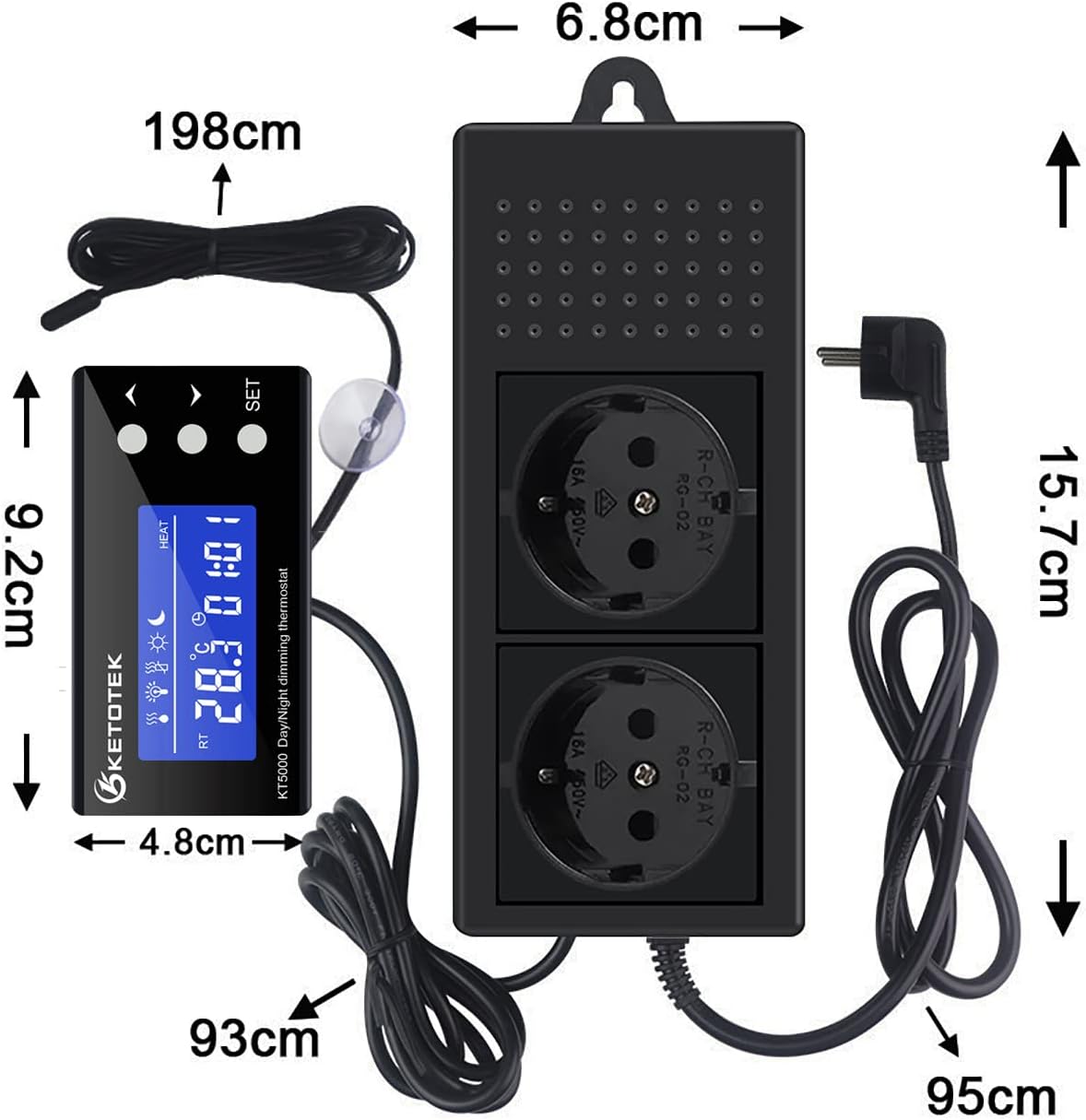 Termostato Digital PID para Reptiles