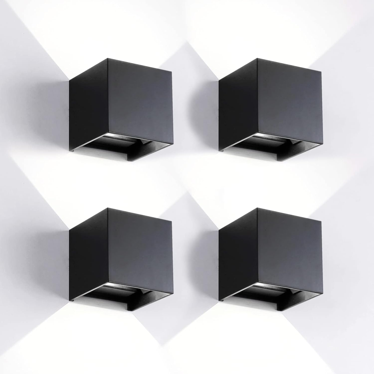 Aplique LED Exterior 4 Piezas