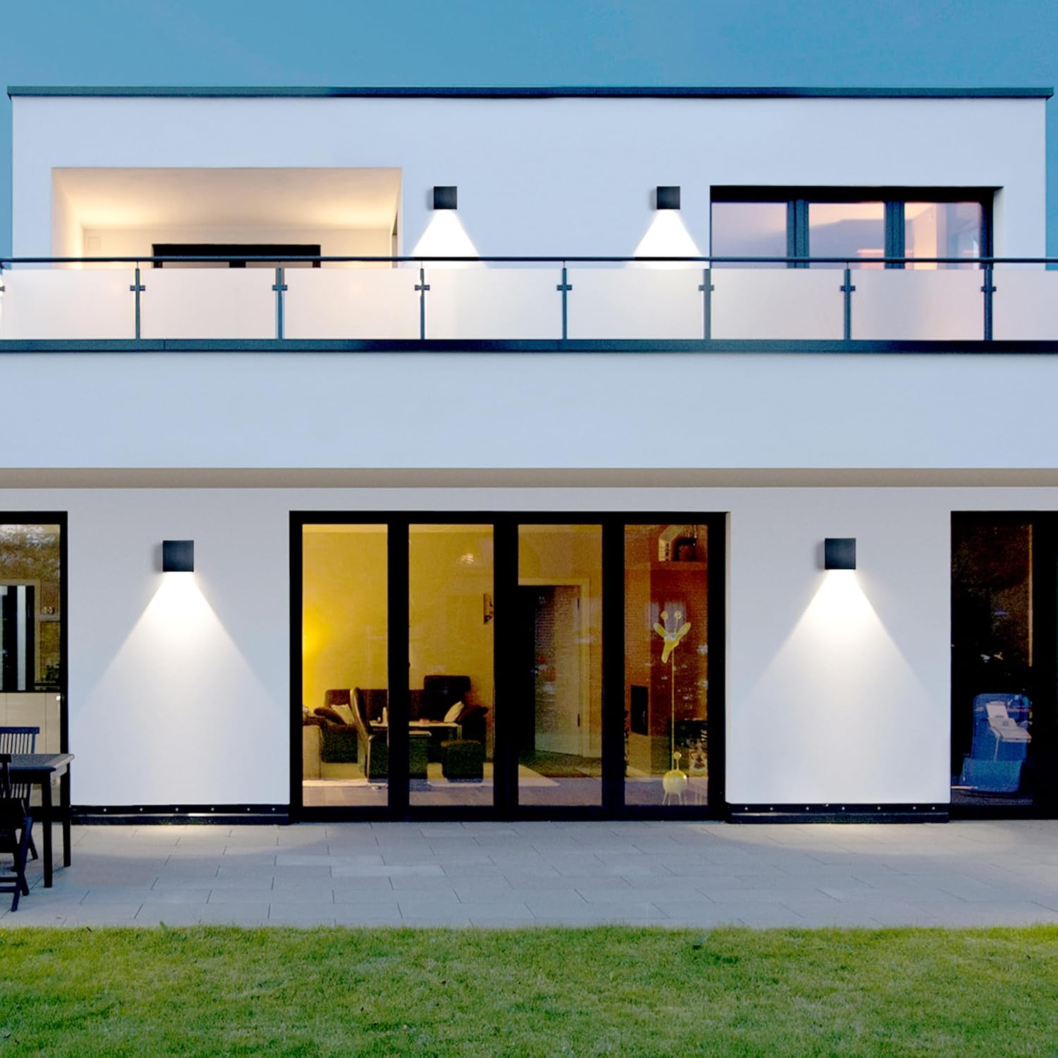 Aplique LED Exterior 4 Piezas