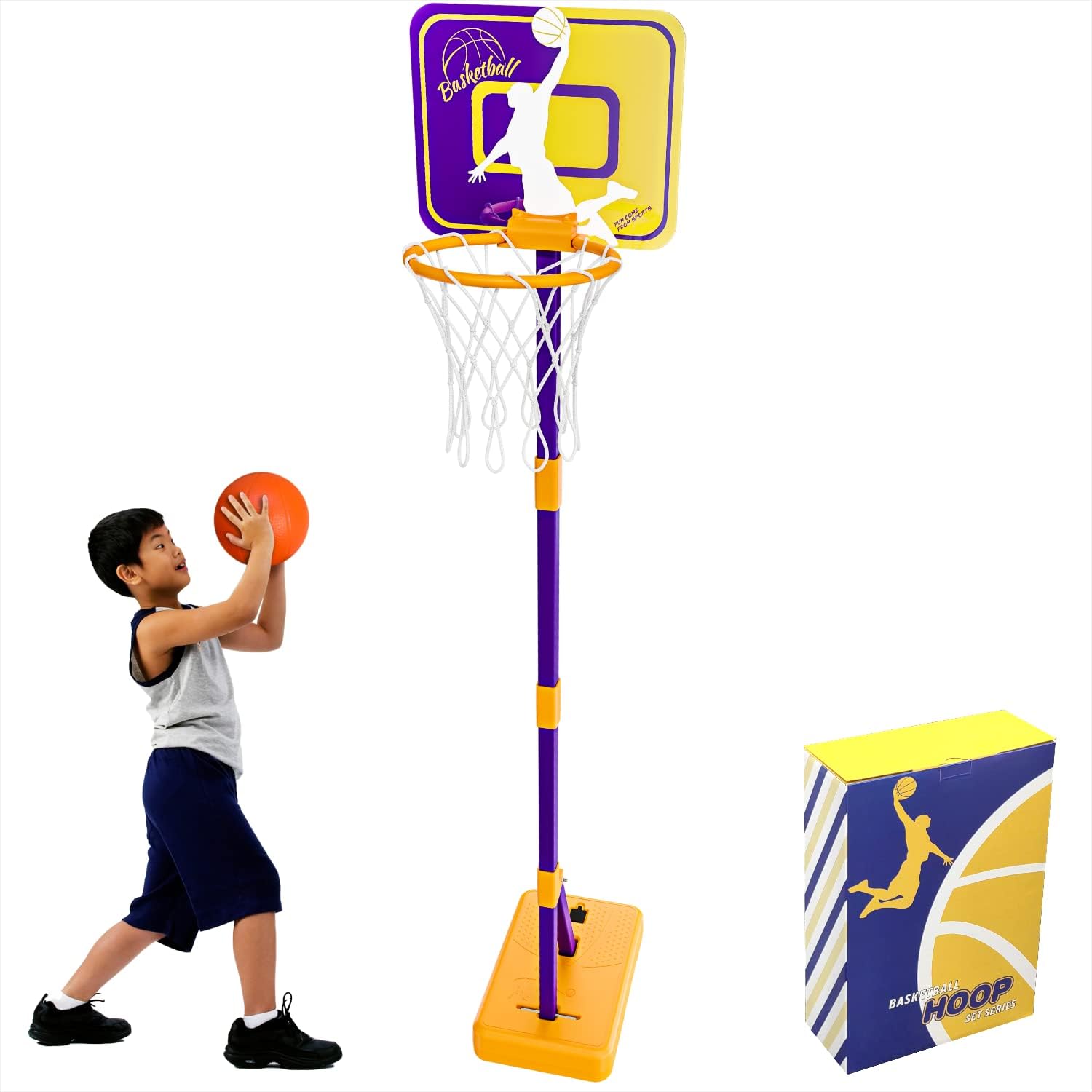 Canasta de baloncesto para niños