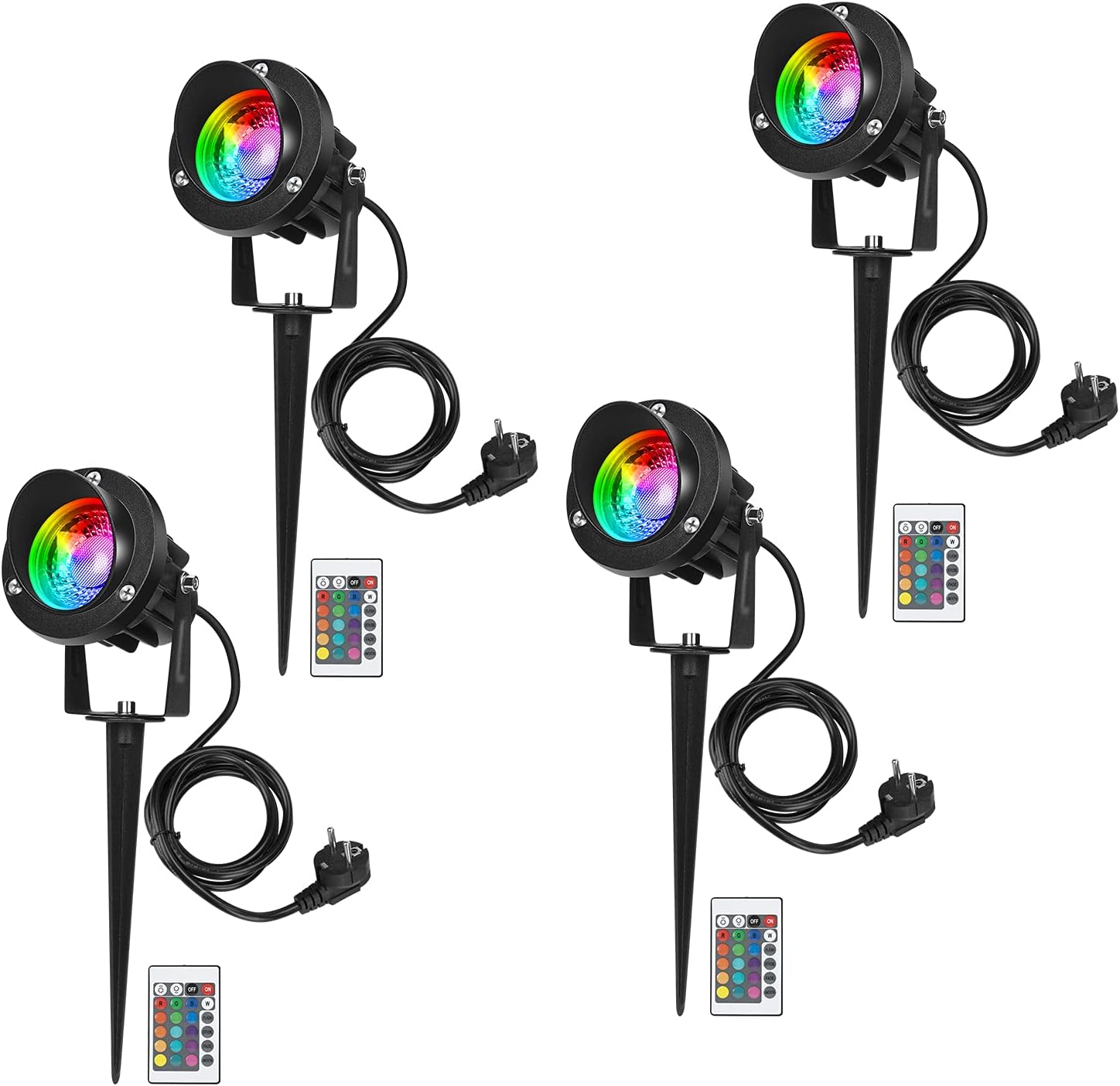 Focos RGB LED para Jardín 10W