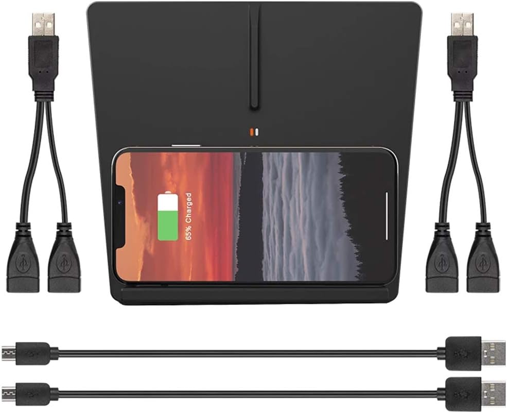 Cargador Inalámbrico Doble Tesla