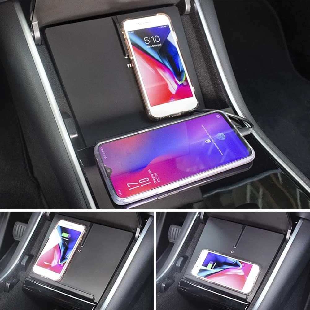 Cargador Inalámbrico Doble Tesla