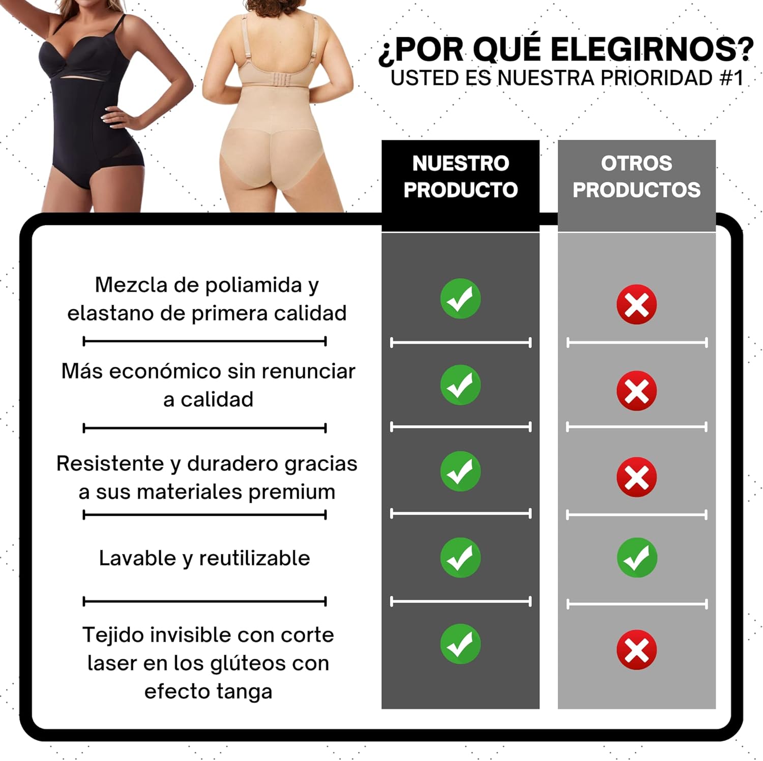 Bragas Faja Reductora Mujer