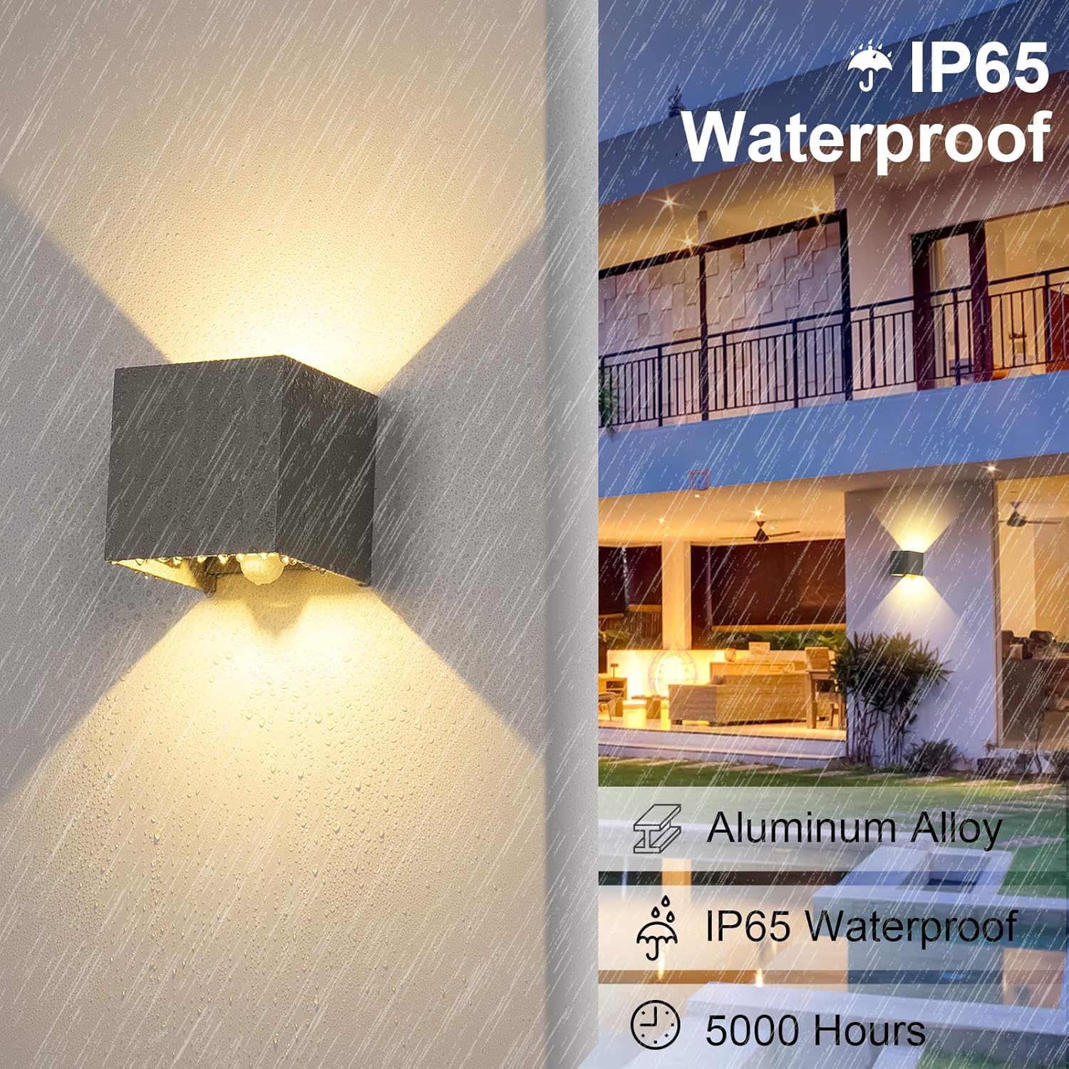 Aplique Pared LED 12W IP65