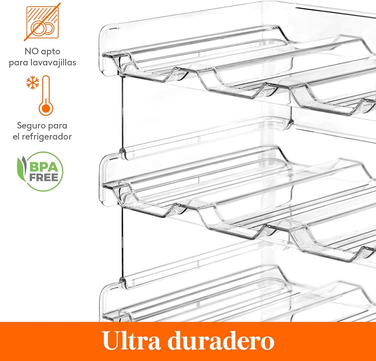 Organizador de Botellas Apilable