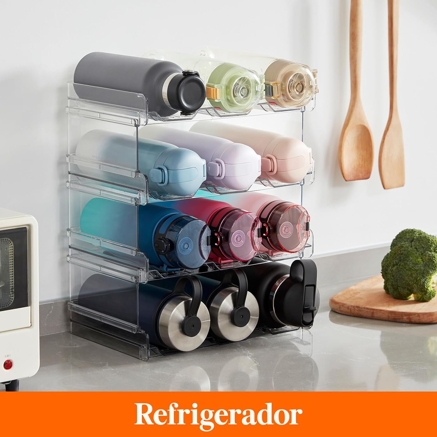 Organizador de Botellas Apilable