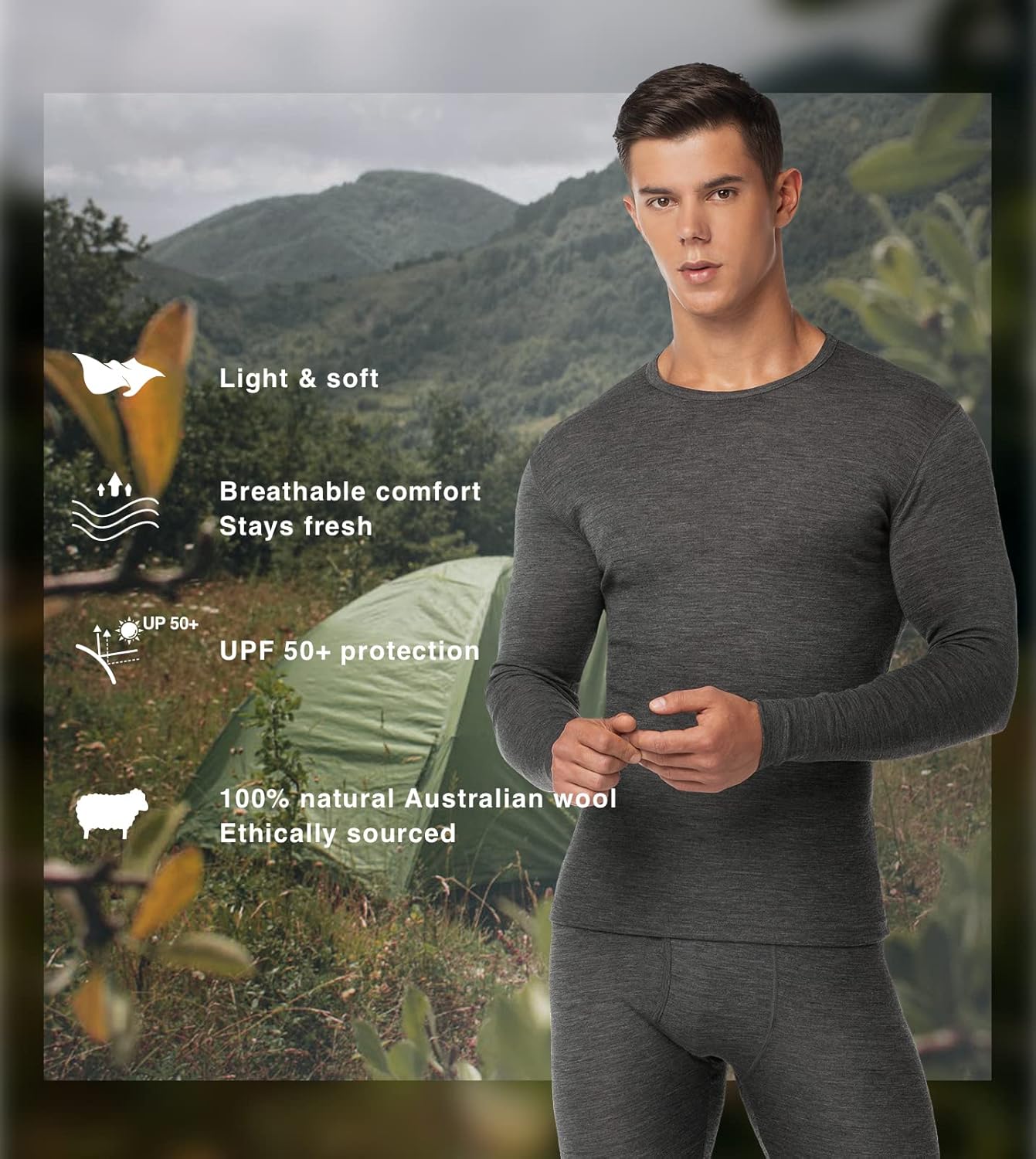 Camiseta Térmica Lana Merino