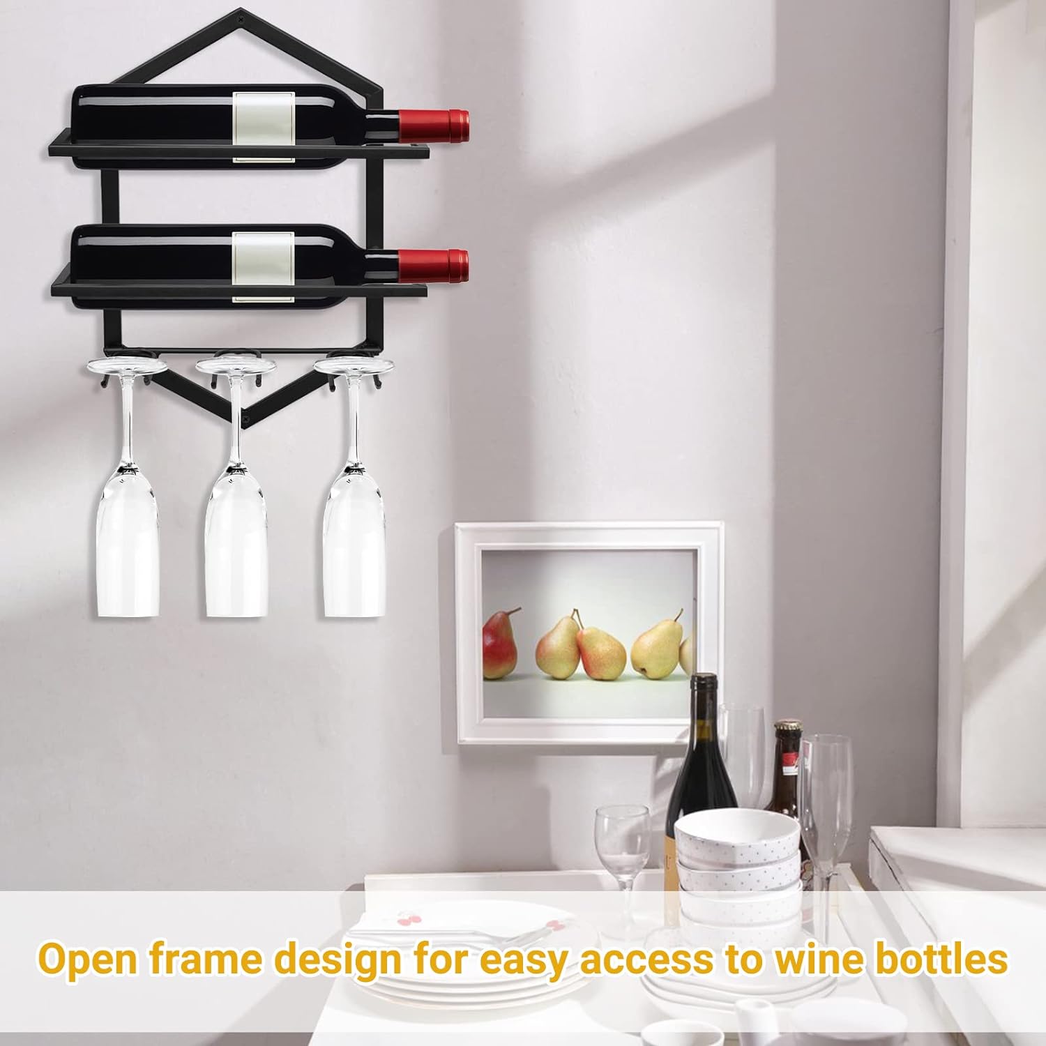 Estante de Vidrio para Vino