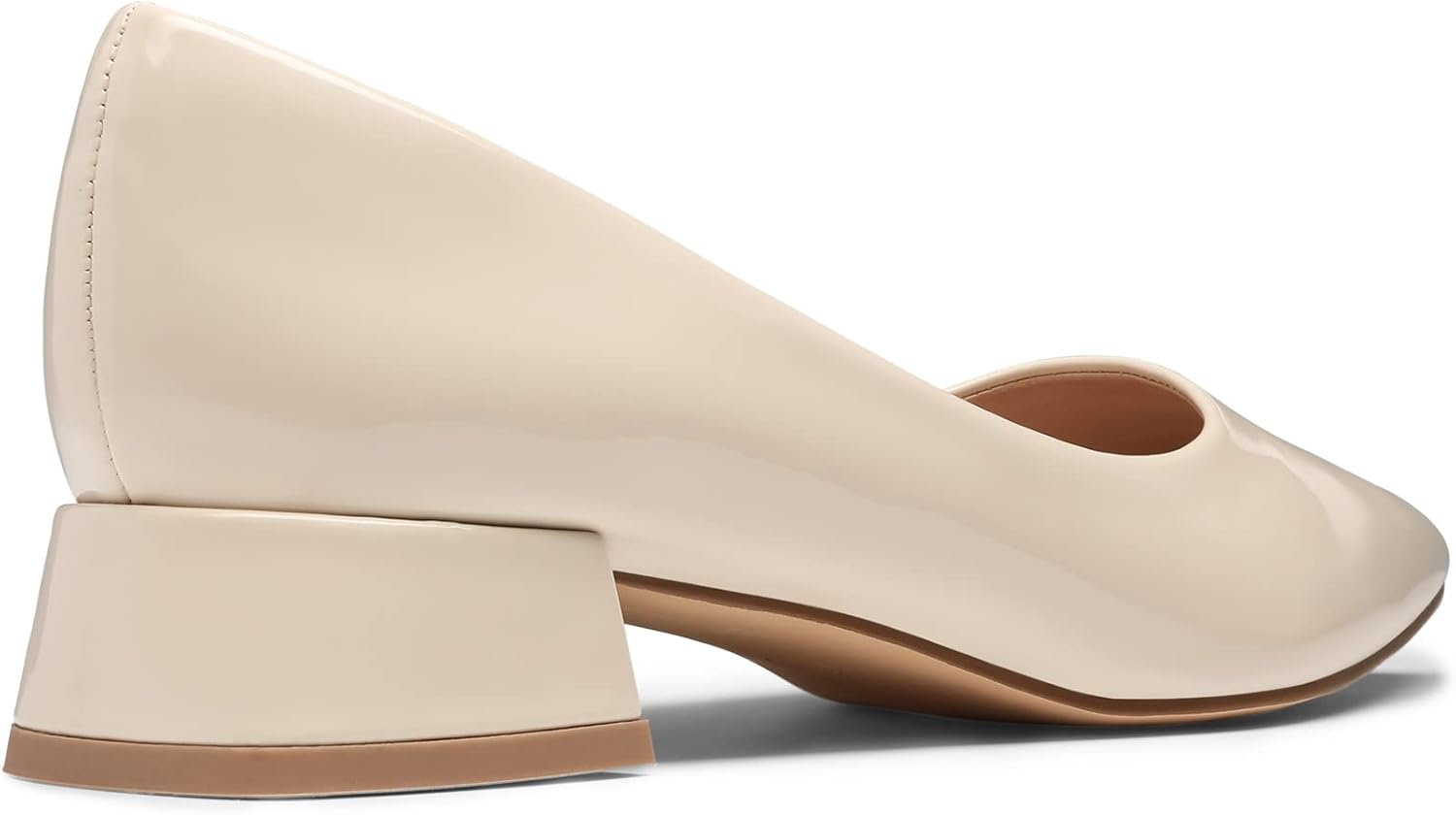 Tacones beige cierre dama 41