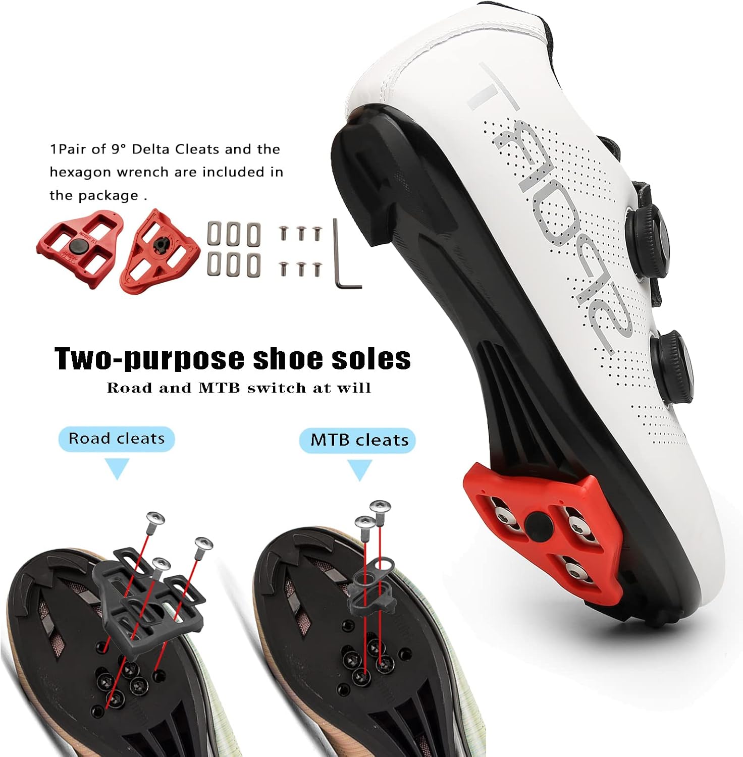 Zapatillas de Ciclismo Unisex