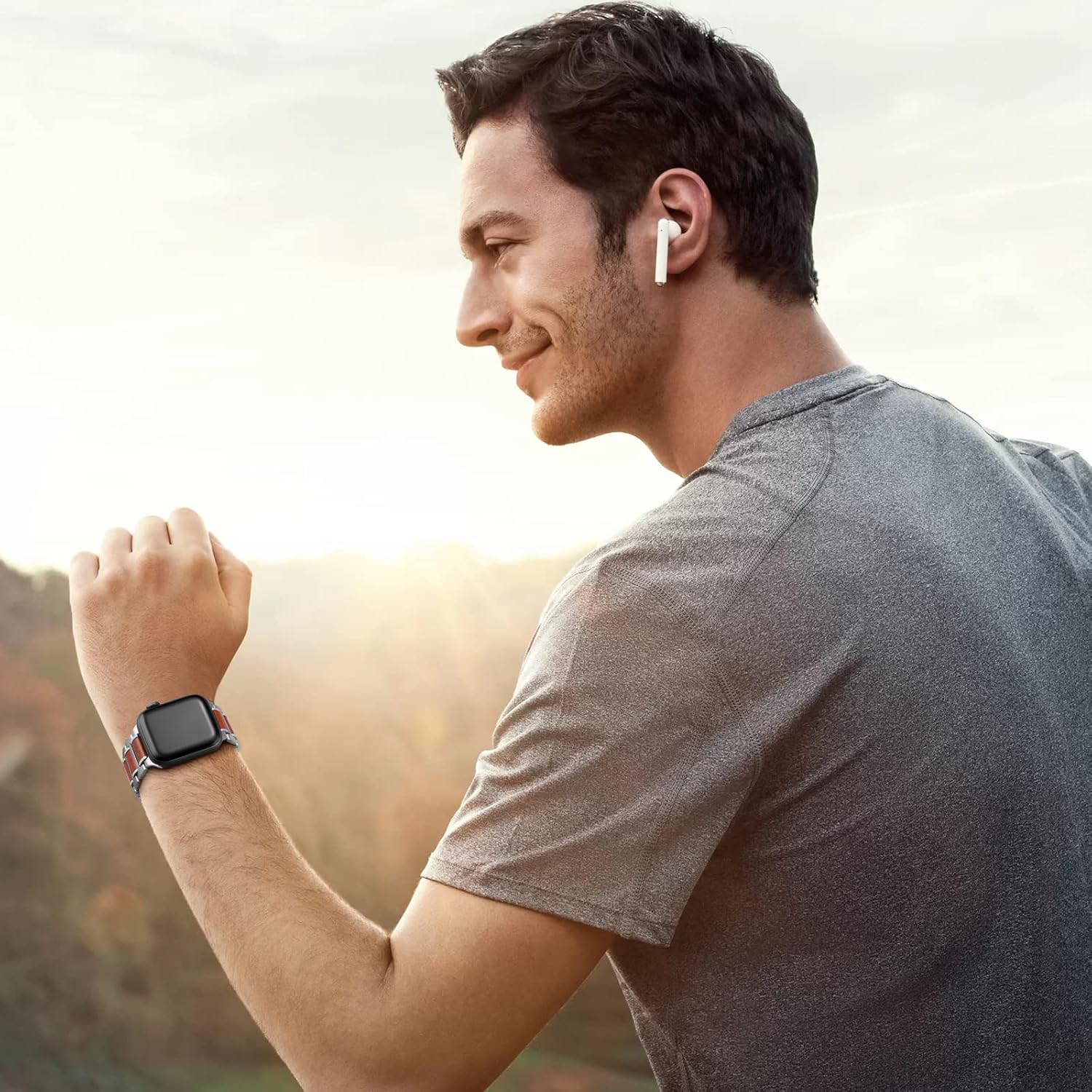 Correa de madera para Apple Watch