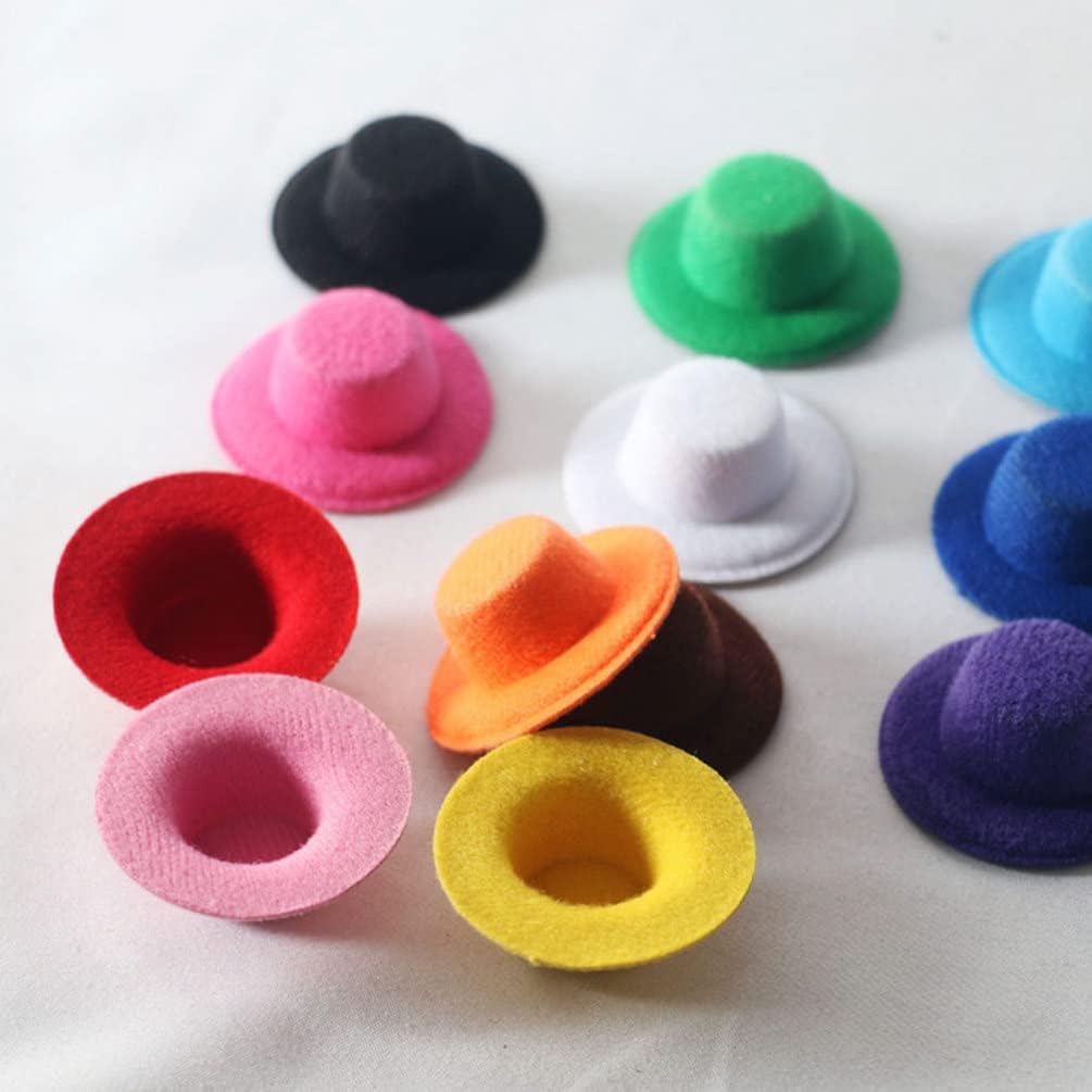 Sombrero peluche miniatura 6u.
