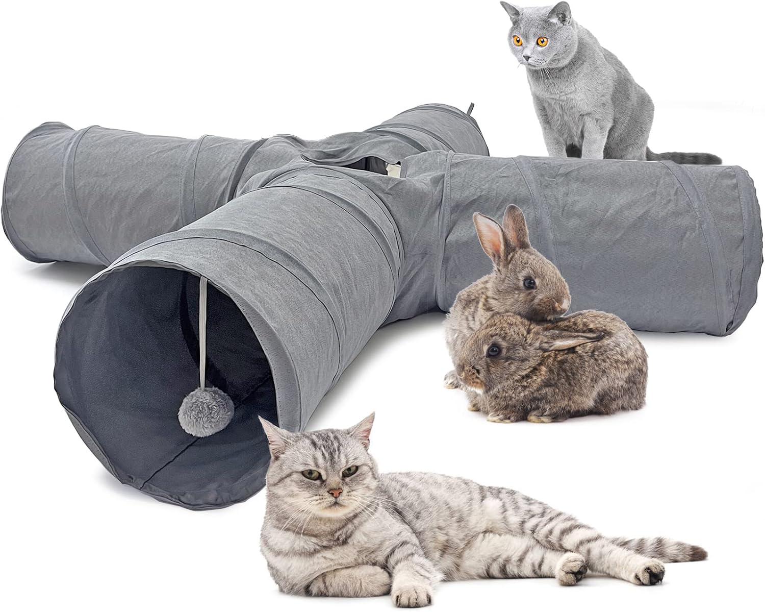 Túnel Silencioso para Gatos