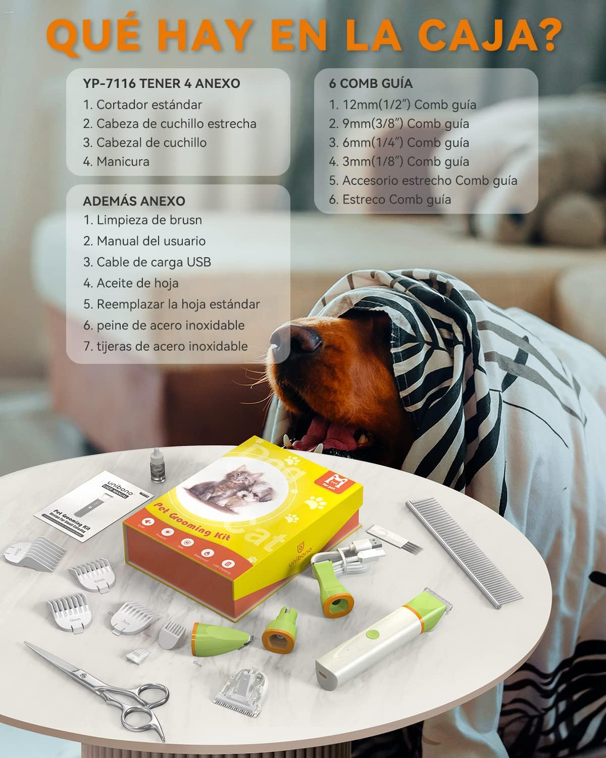 Cortadora Eléctrica para Mascotas