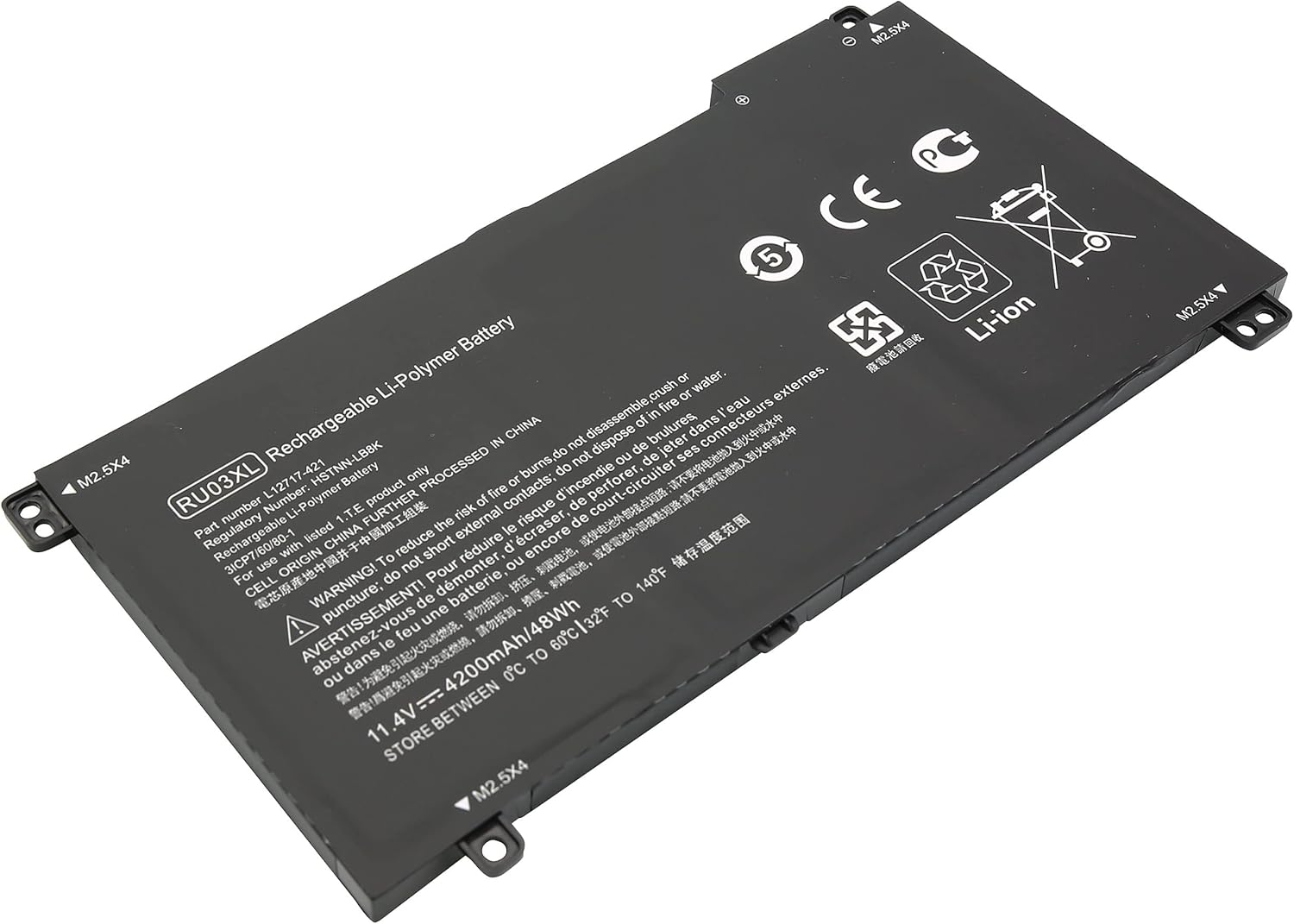 Batería BLESYS RU03XL HP x360